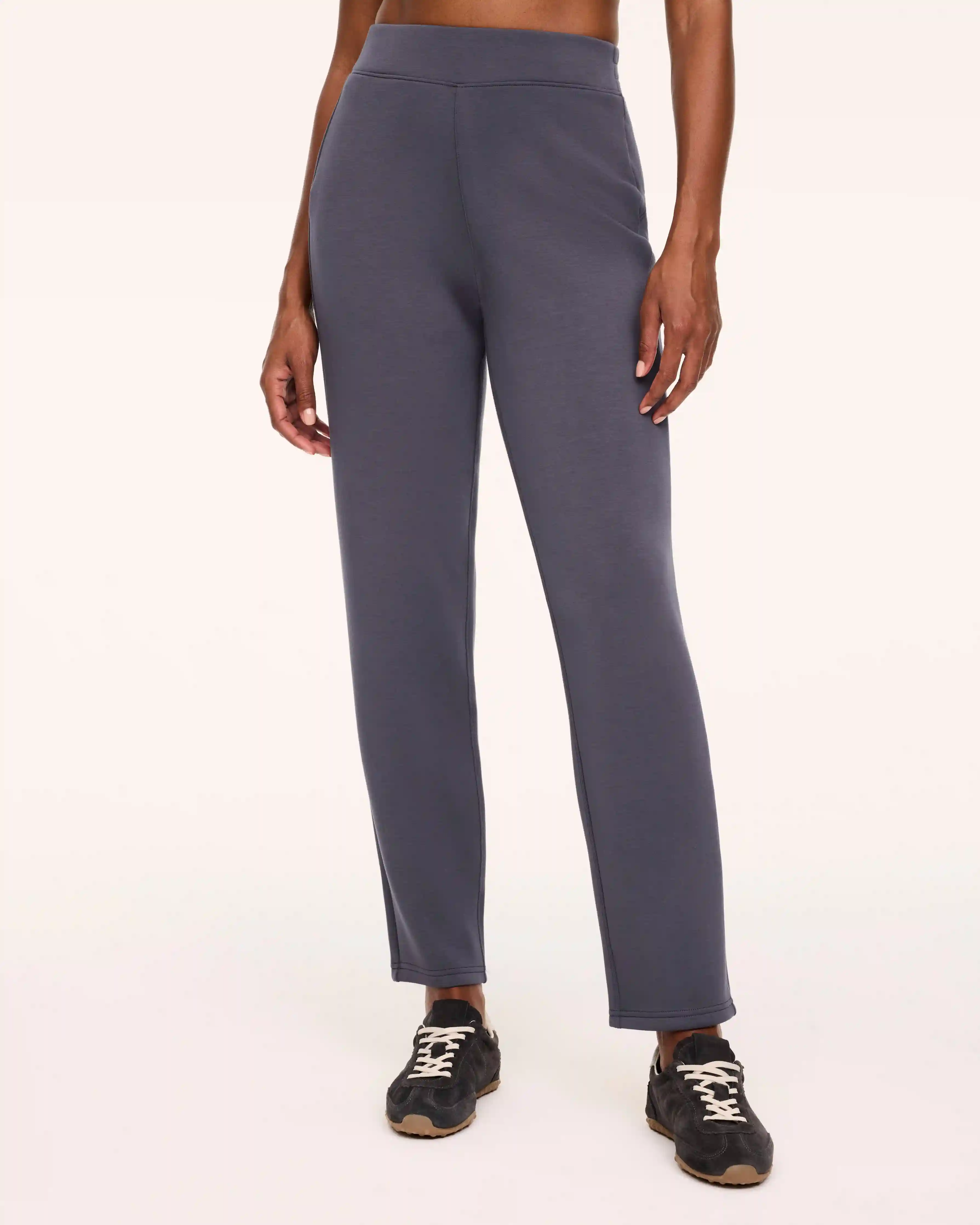 Alternative view of SPANX AirEssentials® Slim Straight Pant | Dark Slate