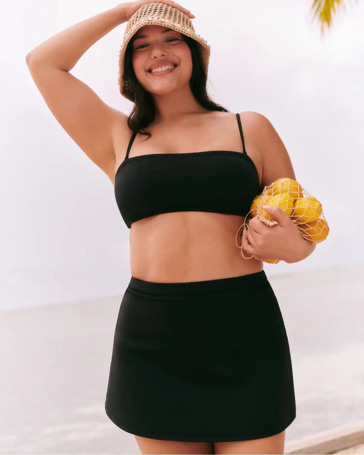 SPANXsmooth®  Swim Bandeau Bikini Top | Very Black