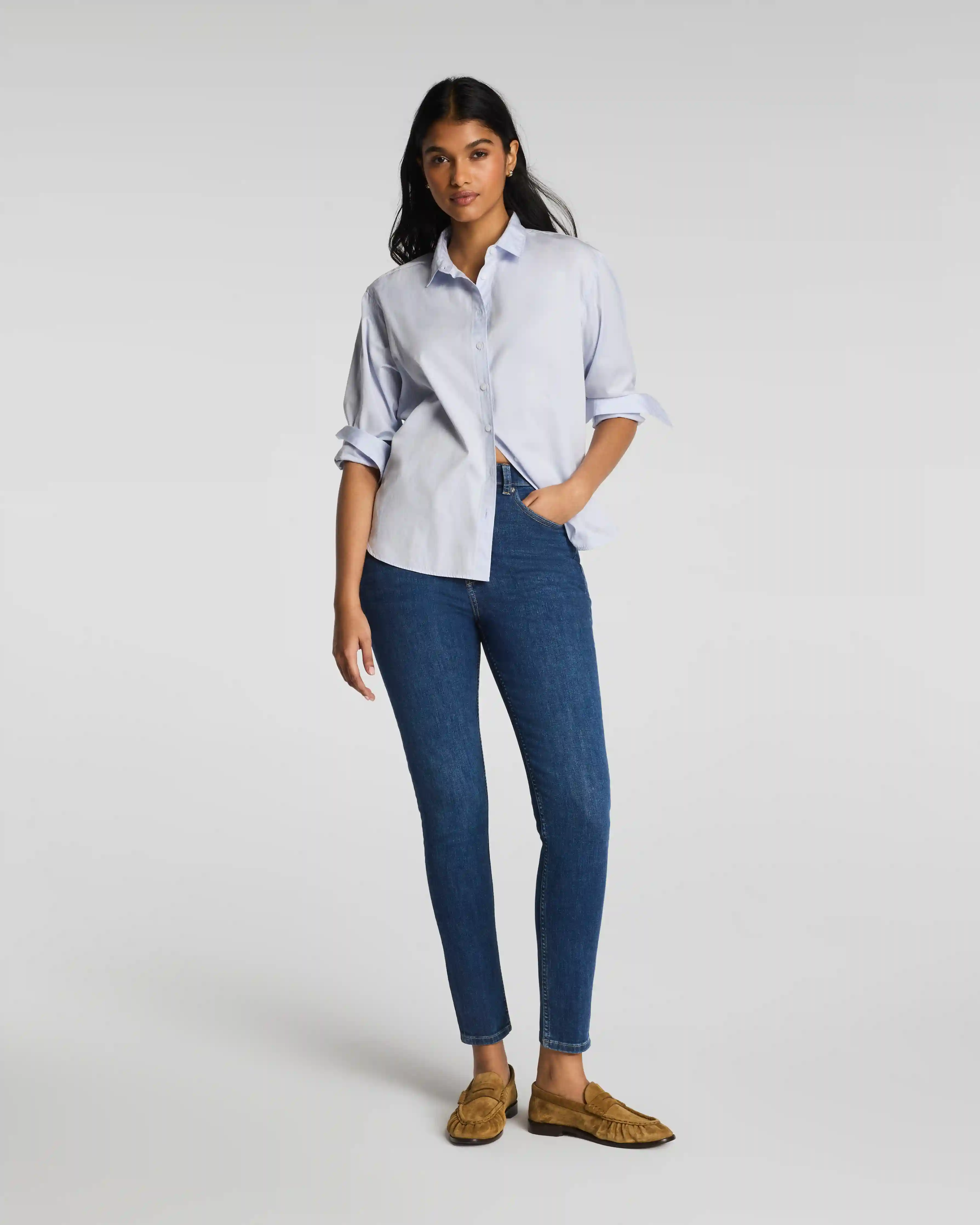 SPANXsculpt®  ReDefine Ankle Skinny Jeans | Medium Indigo