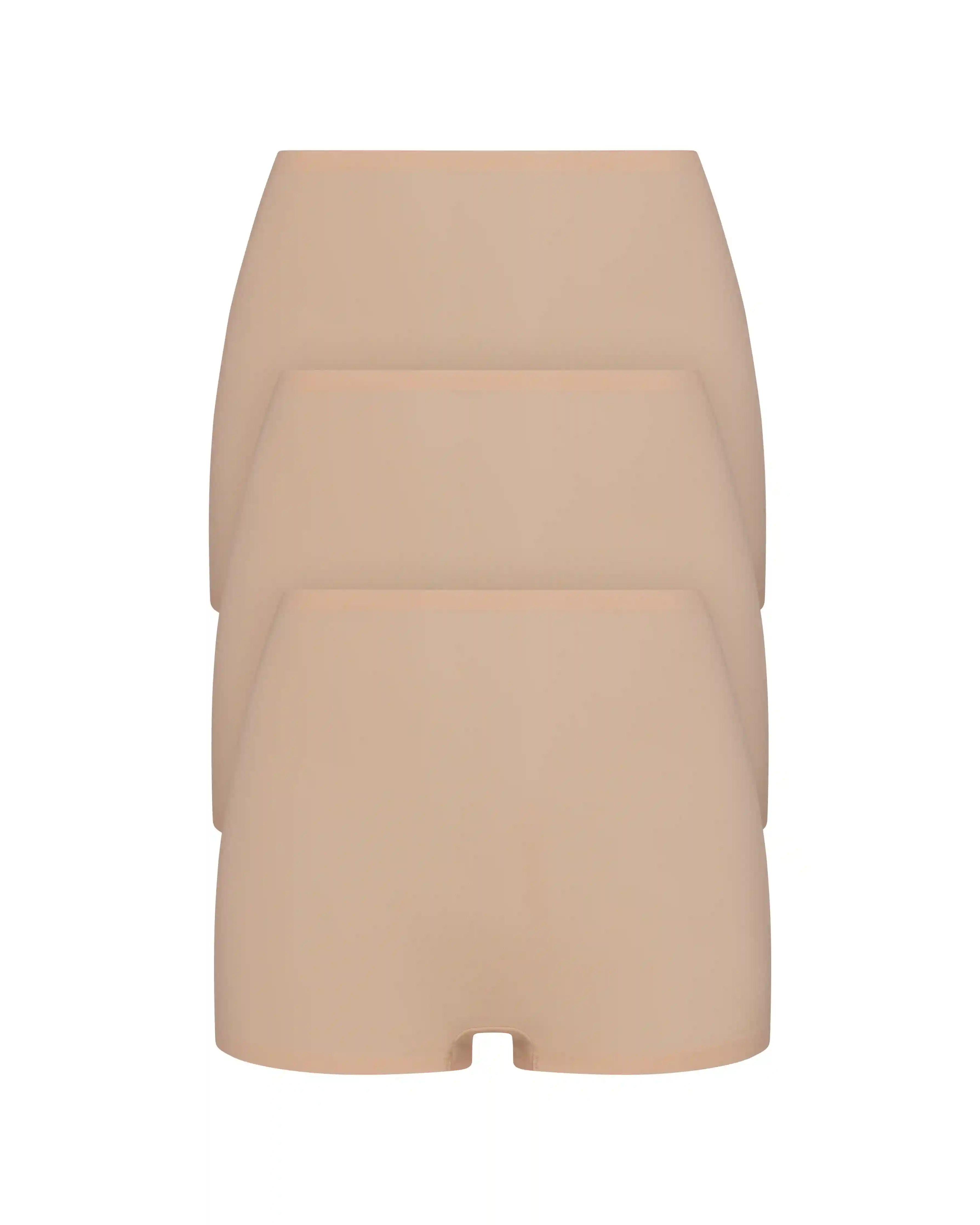 SPANXsmooth®  Fit-To-You Boyshort 3-Pack Box | Toasted Oatmeal