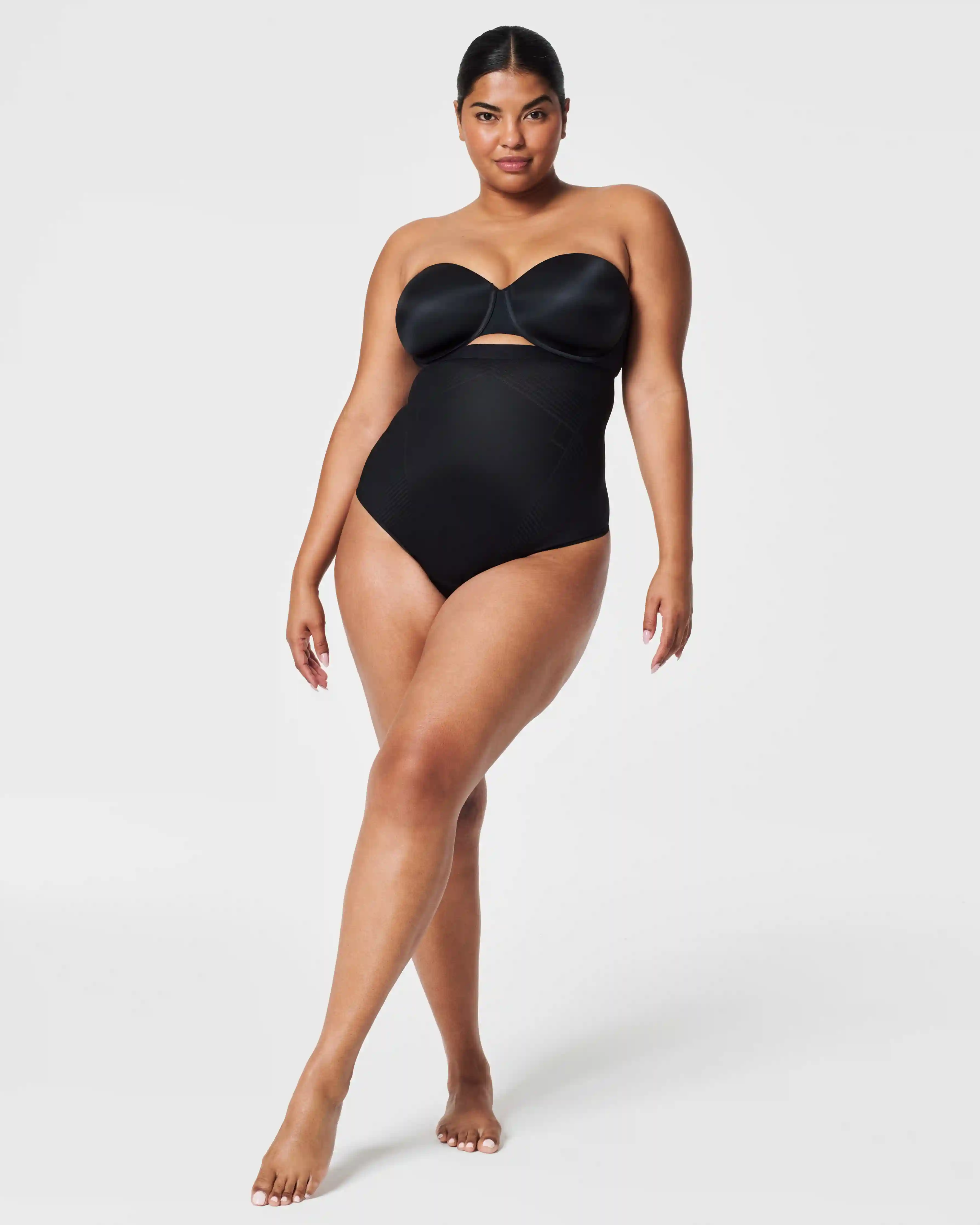 SPANXshape®  Invisible High-Waisted Thong | Very Black