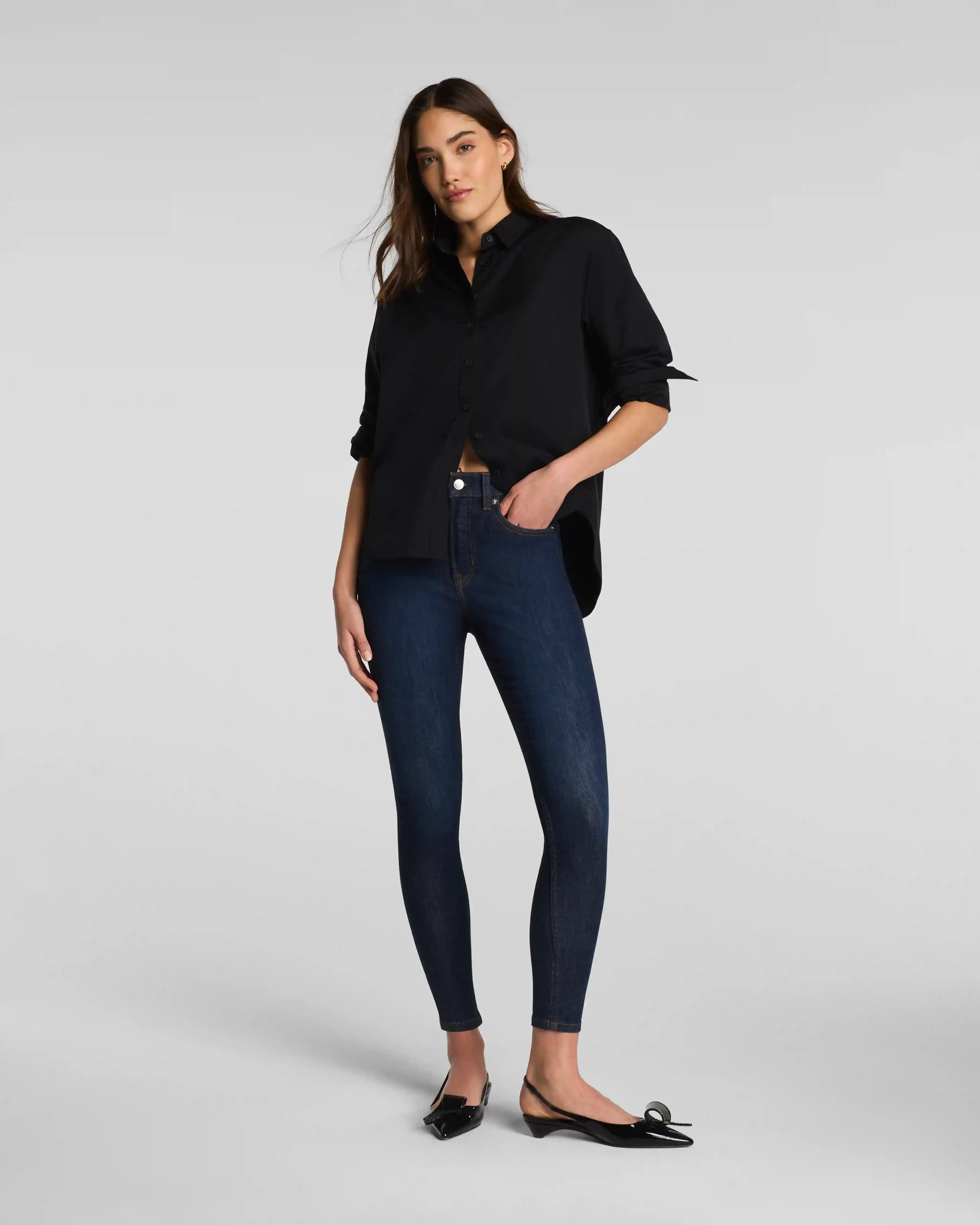 SPANXsculpt®  ReDefine Ankle Skinny Jeans | Dark Indigo
