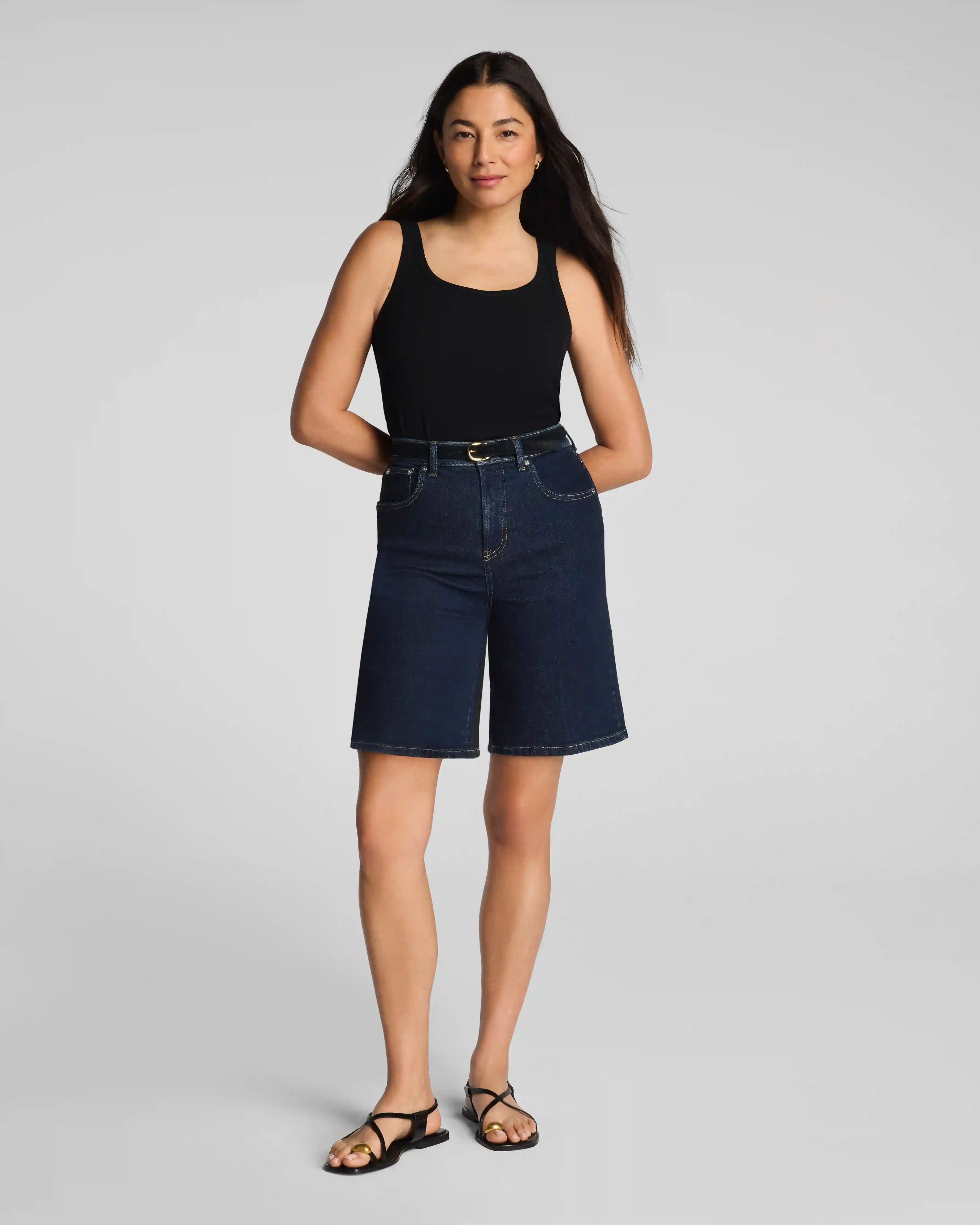 SPANXshape®  Authentic 360 Jean Short, 10" | Marina
