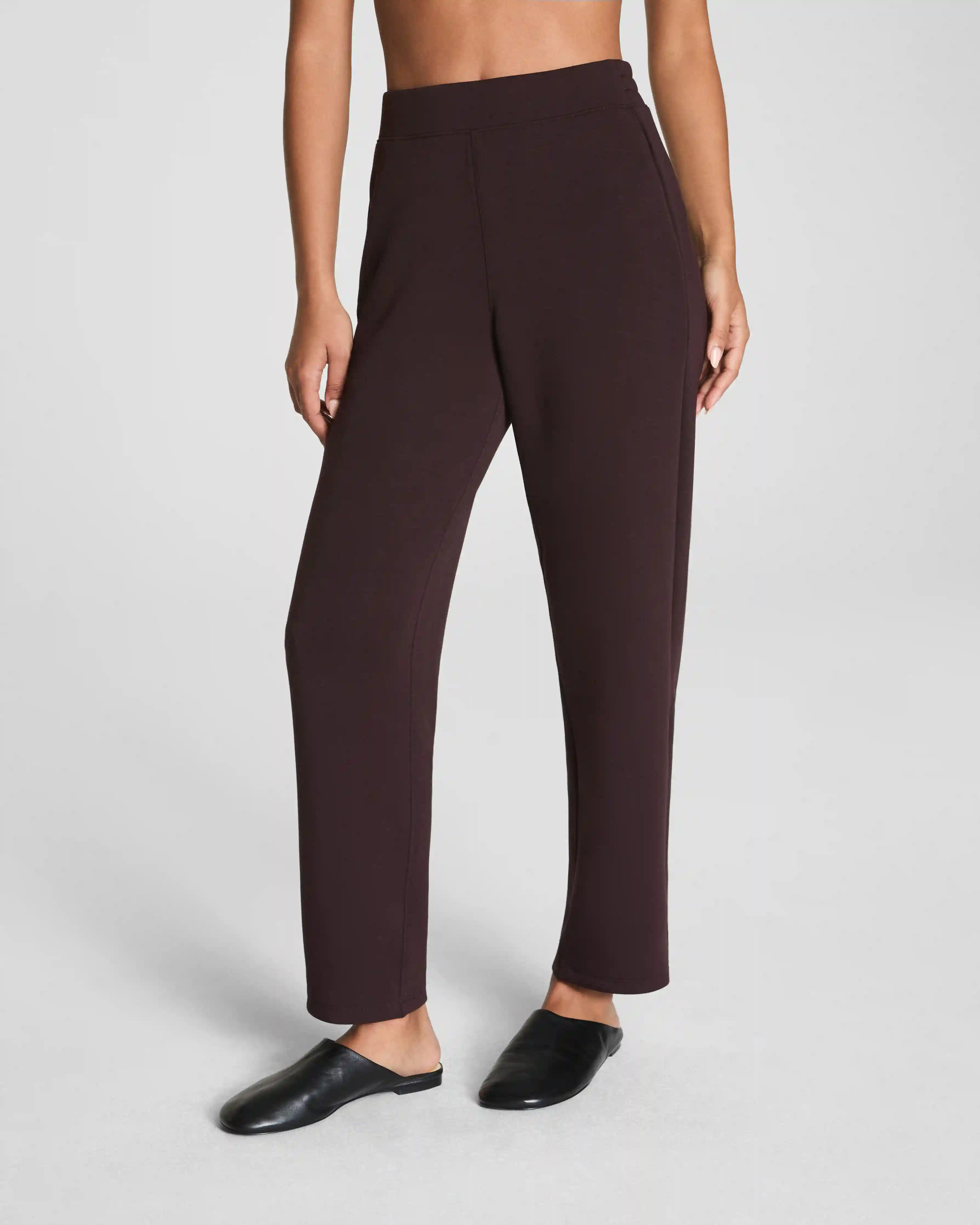Alternative view of SPANX AirEssentials® Slim Straight Pant | Truffle Brown