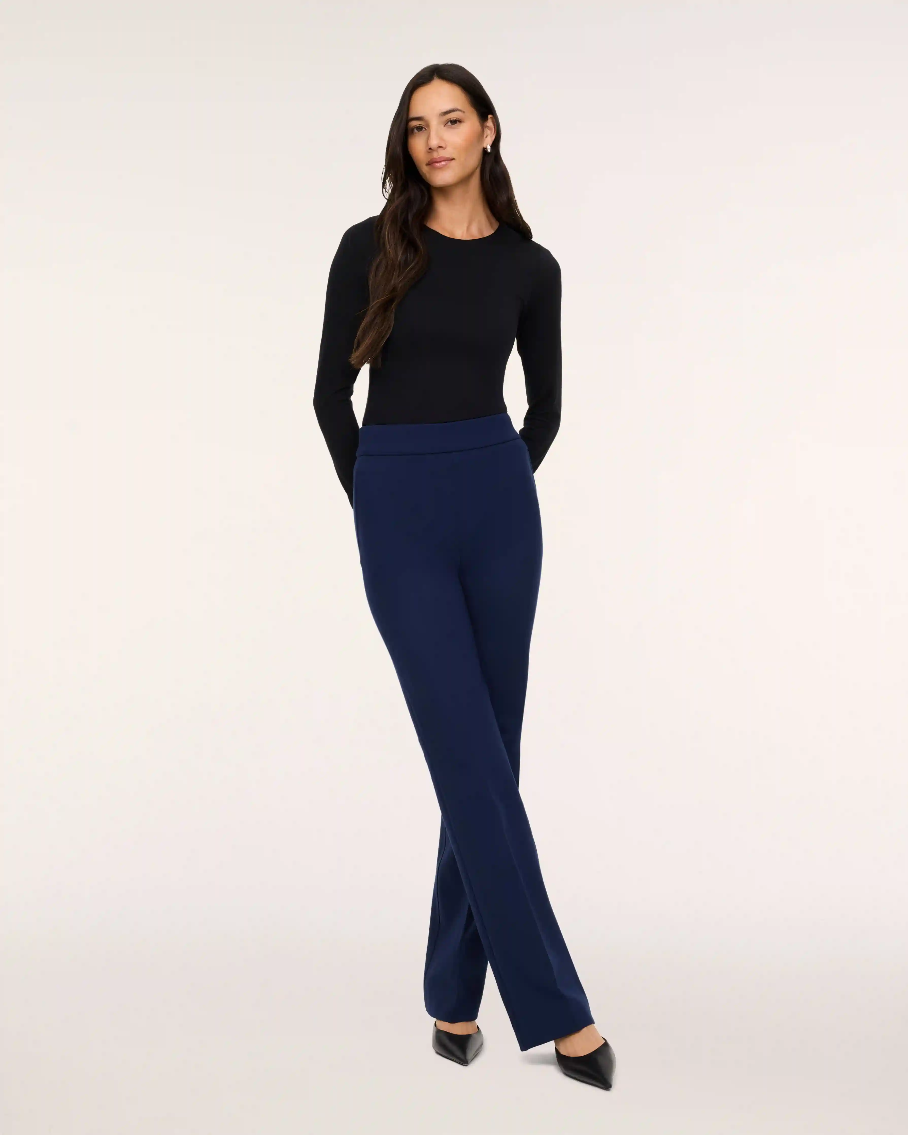 SPANXsupersmooth® PerfectFit Ponte Bootcut Pant | Timeless Navy