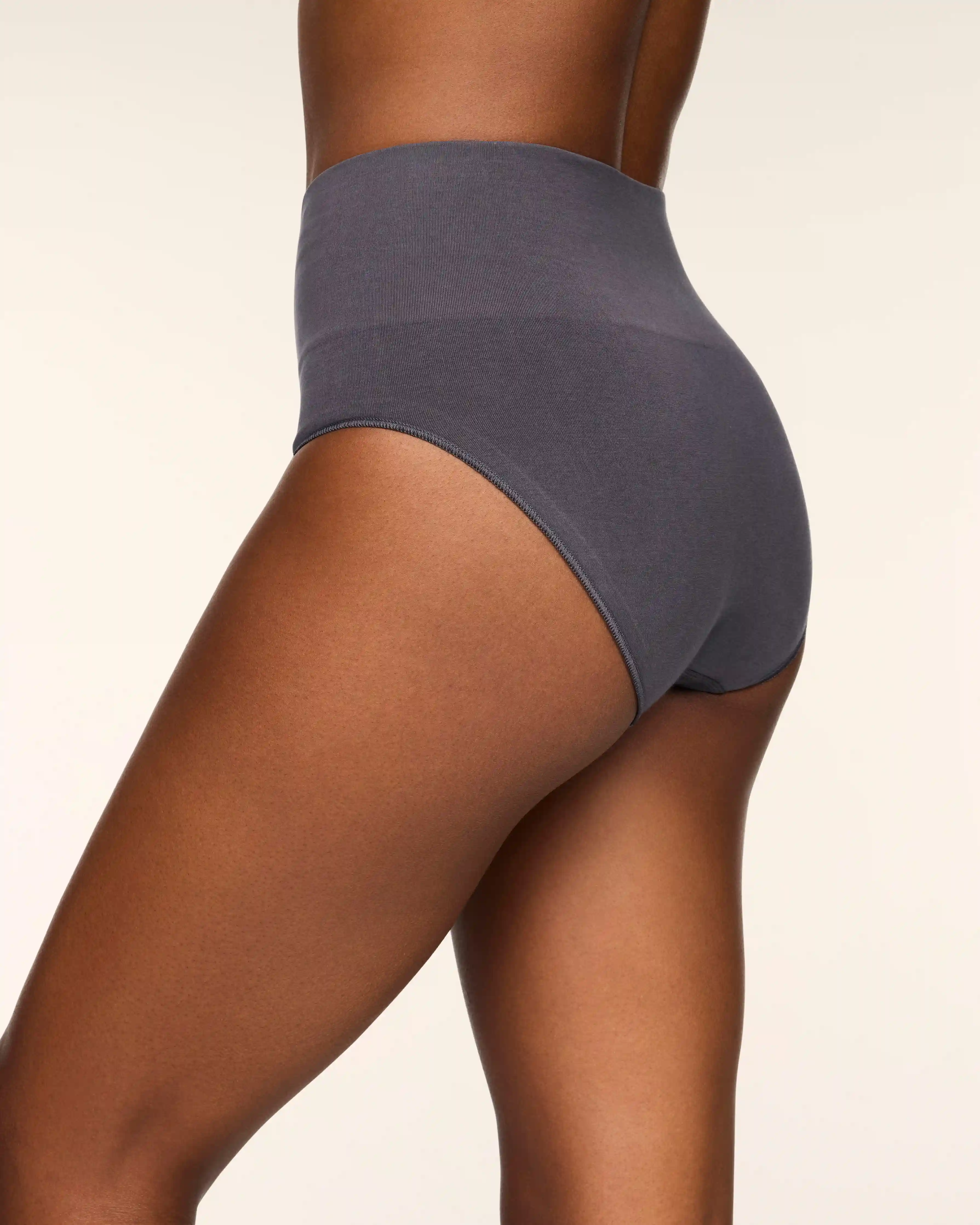 Alternative view of SPANXshape® ExtraOrdinary Supima® Cotton Brief | Dark Slate