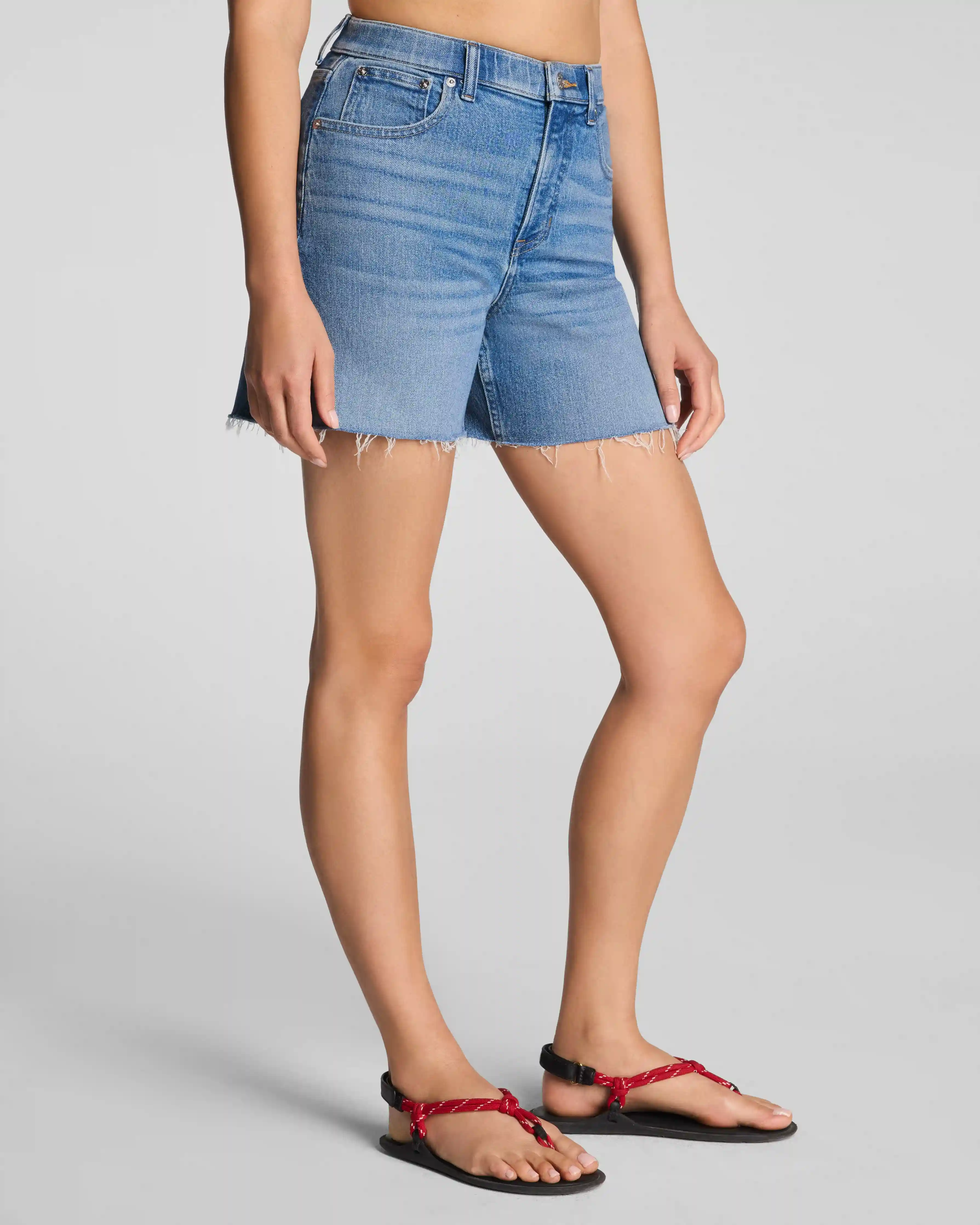Alternative view of SPANXshape®  Authentic 360 Raw Hem Jean Short, 5" | Elysian