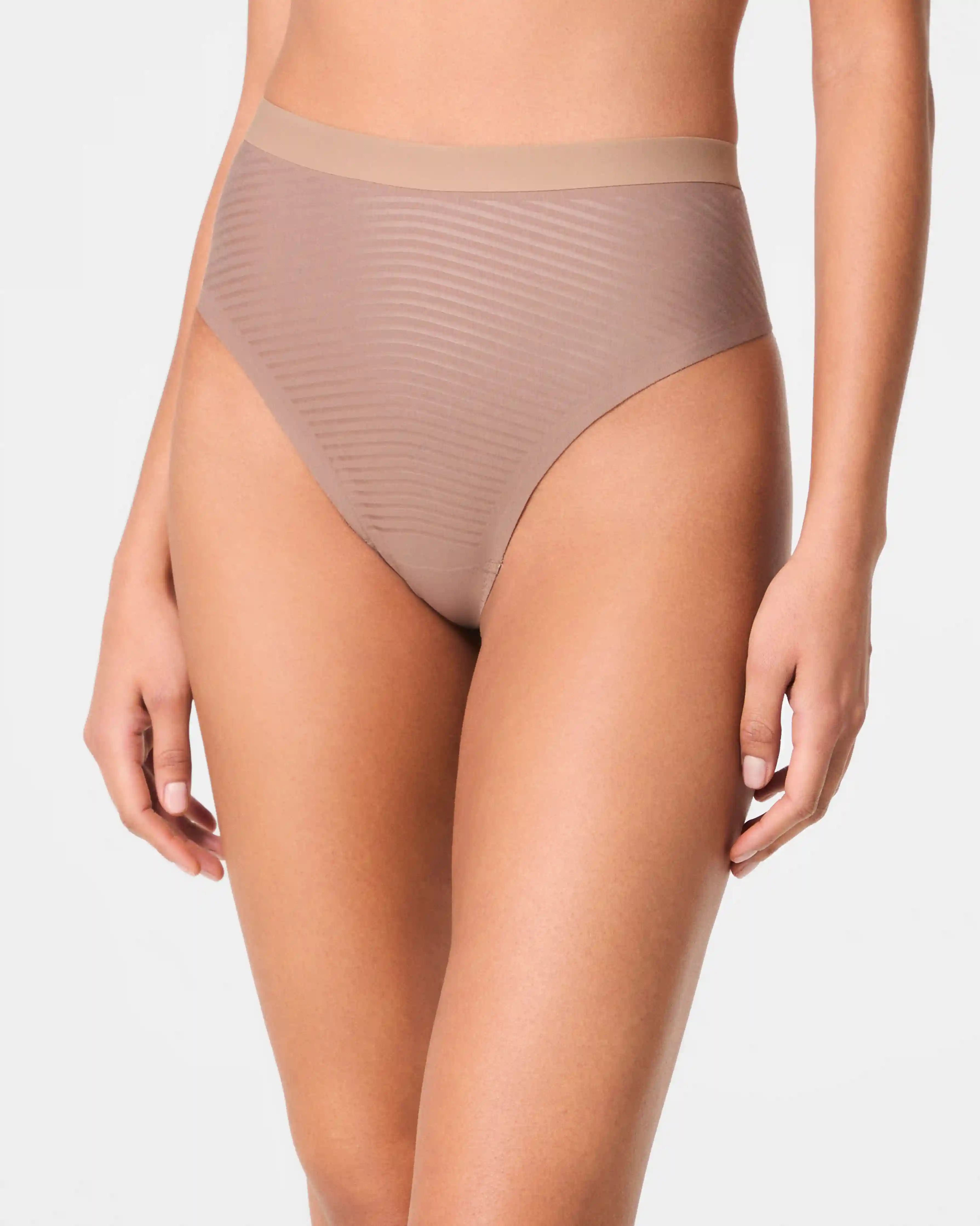 SPANXshape®  Invisible Supima® Cotton Thong | Cafe Au Lait