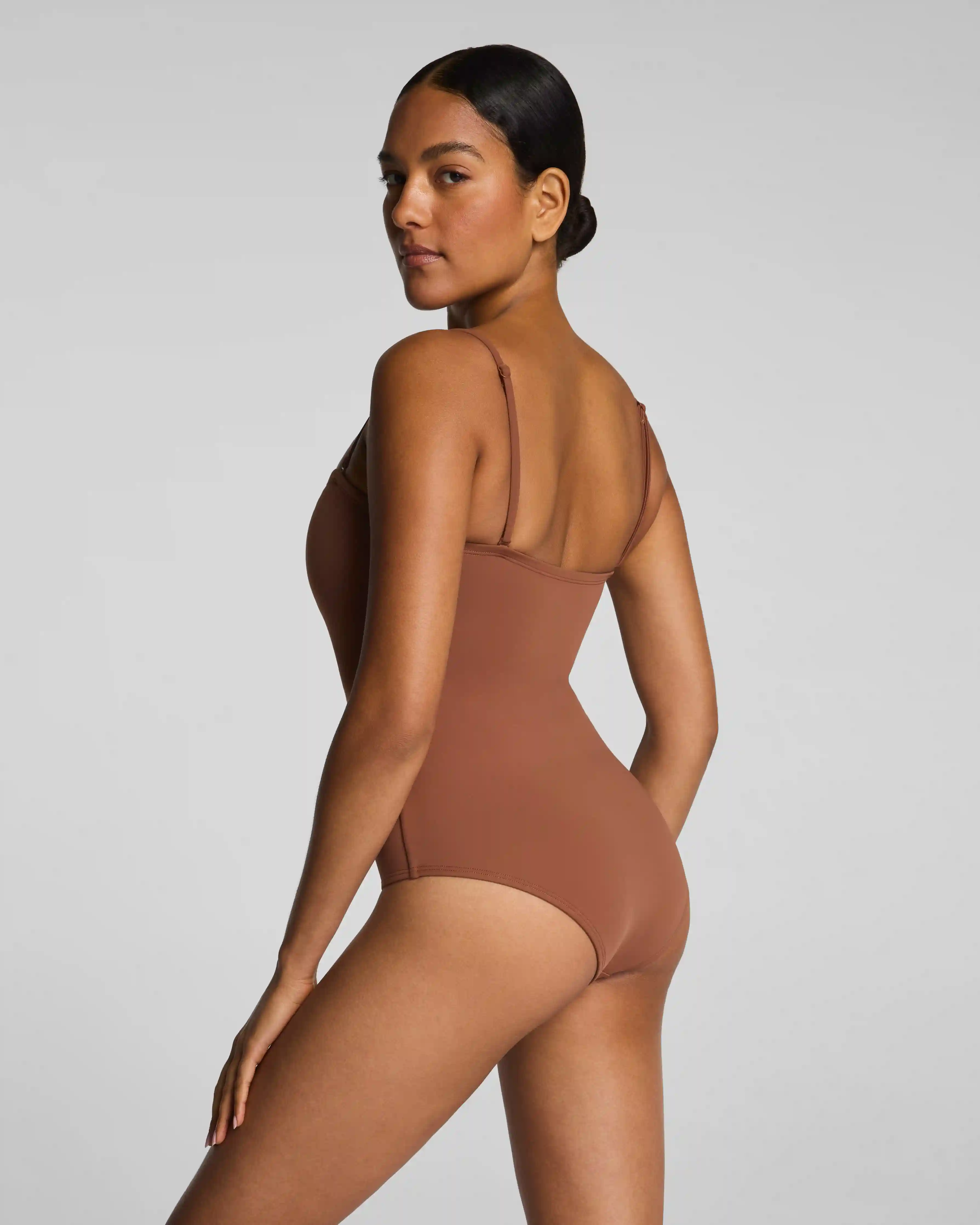 Alternative view of SPANXshape® Swim Bandeau One Piece | Caraway