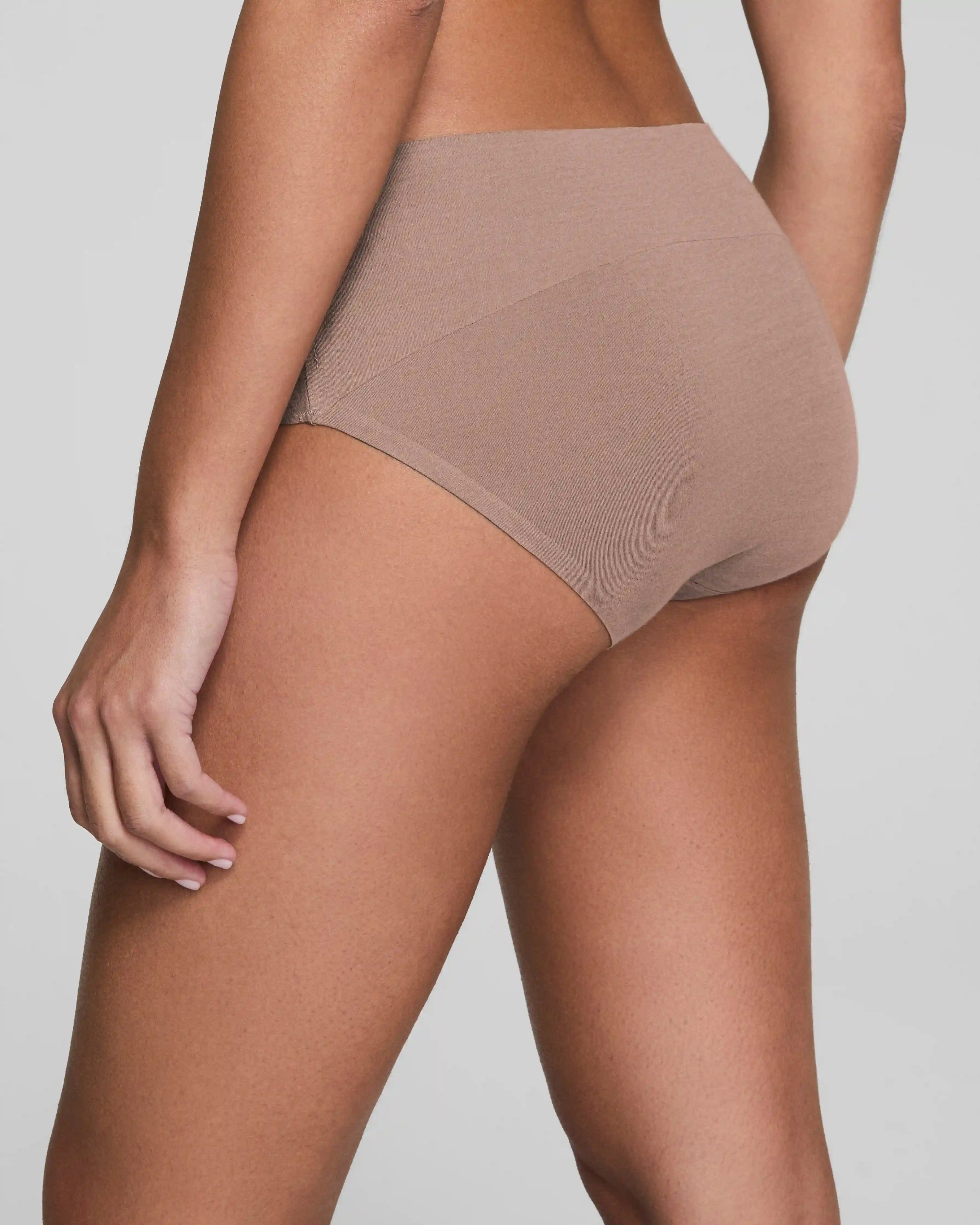 Alternative view of SPANXsupersmooth®  Undie-tectable® Supima® Cotton Brief | Cafe Au Lait