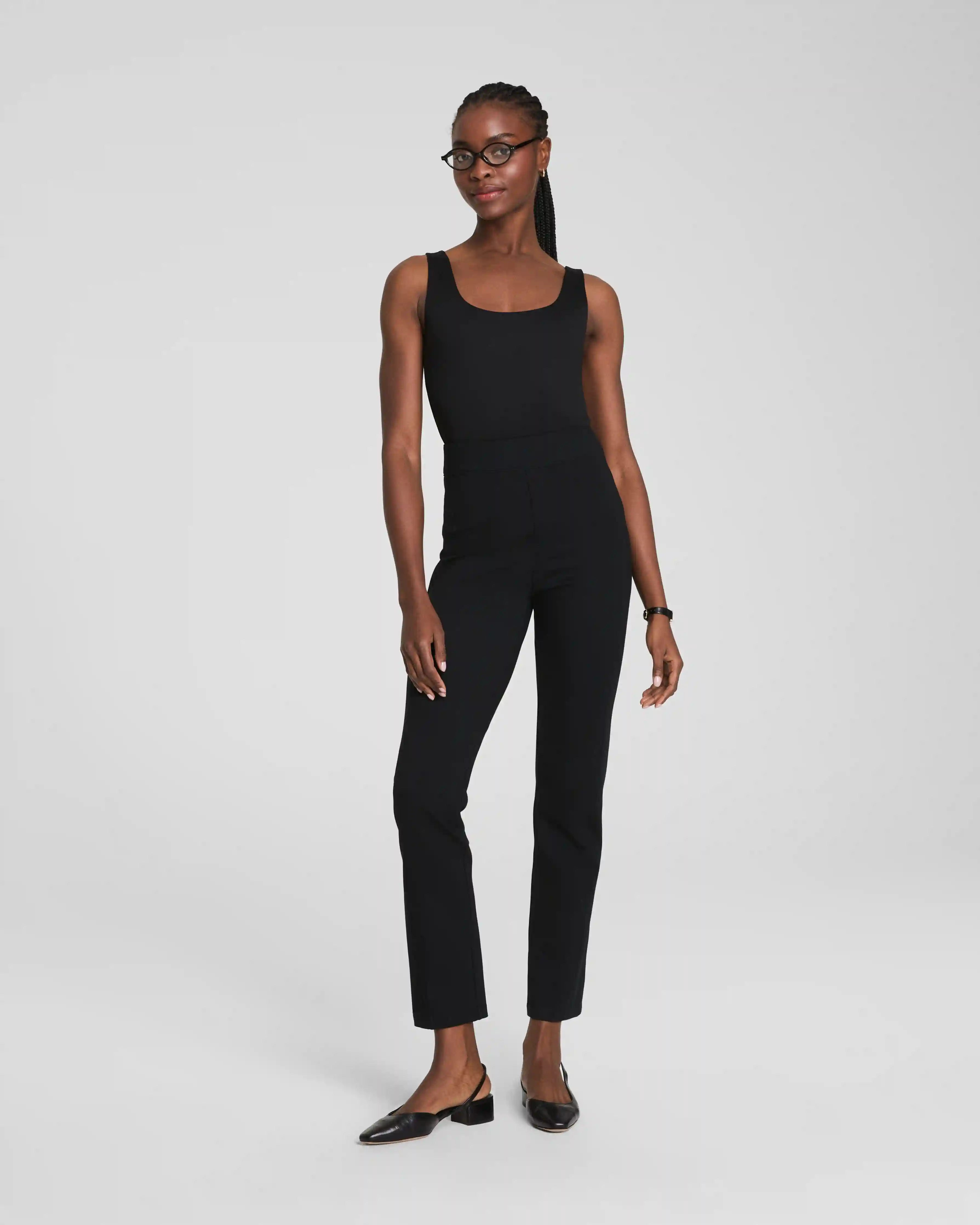 SPANXsupersmooth®  PerfectFit Ponte Slim Straight Pant | Classic Black