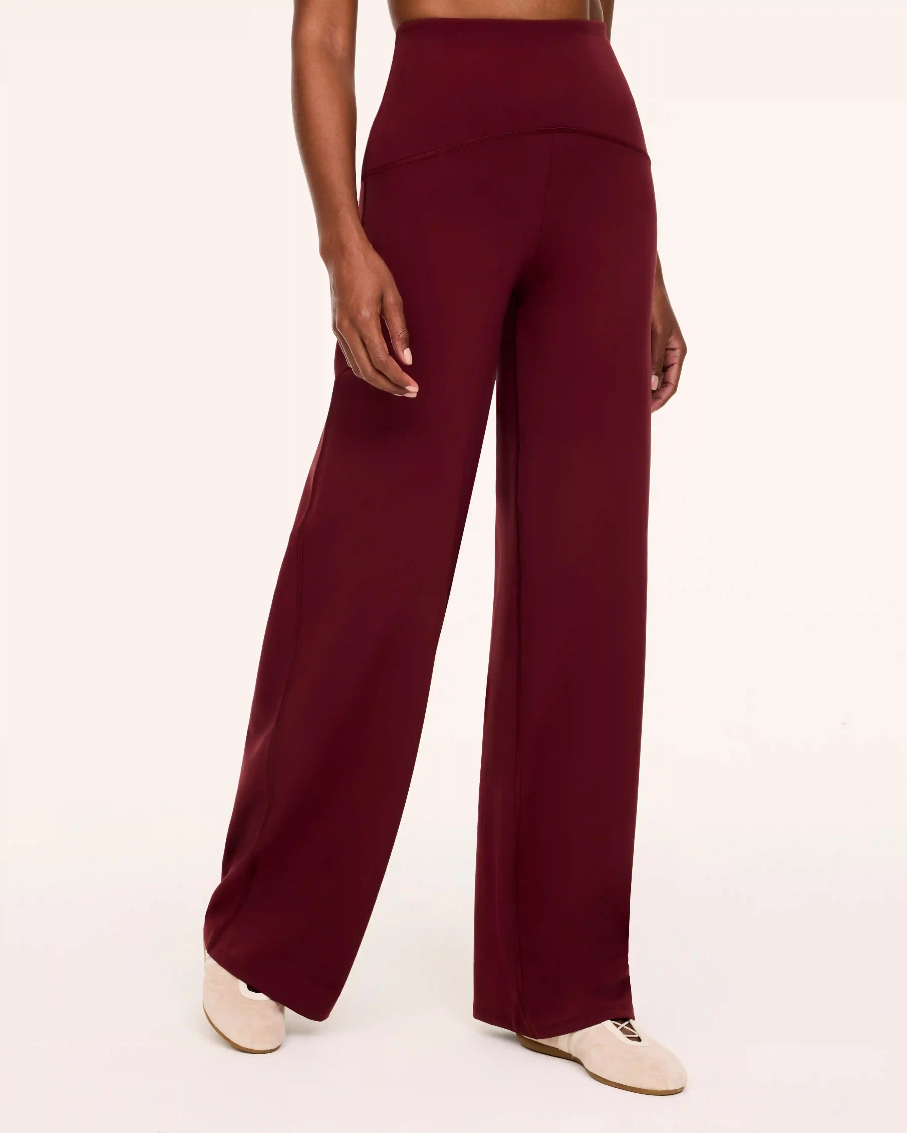 Alternative view of SPANXshape® Booty Boost® Wide Leg Pant | Vino