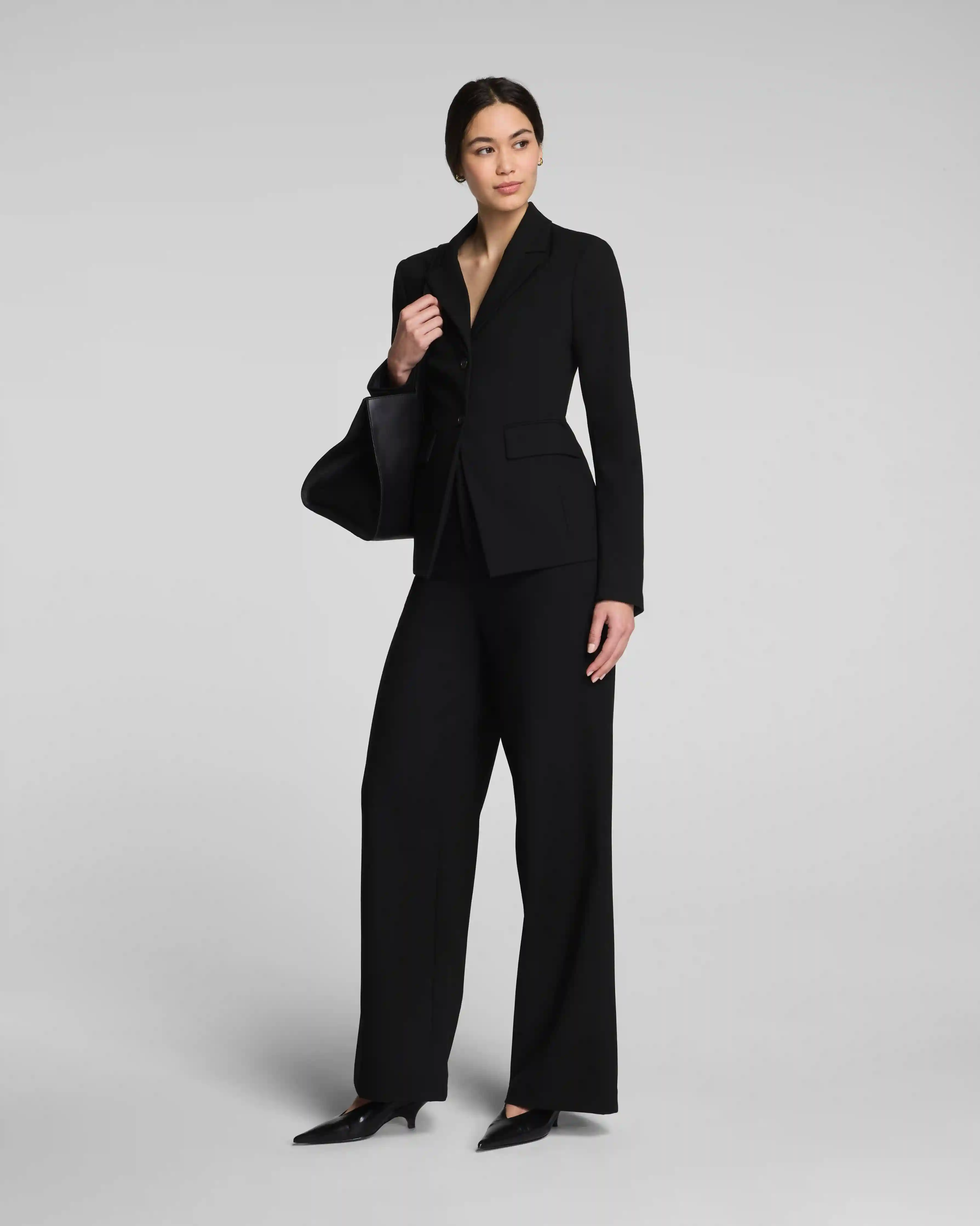 Alternative view of SPANX® WellSuited Tailored Blazer | Classic Black