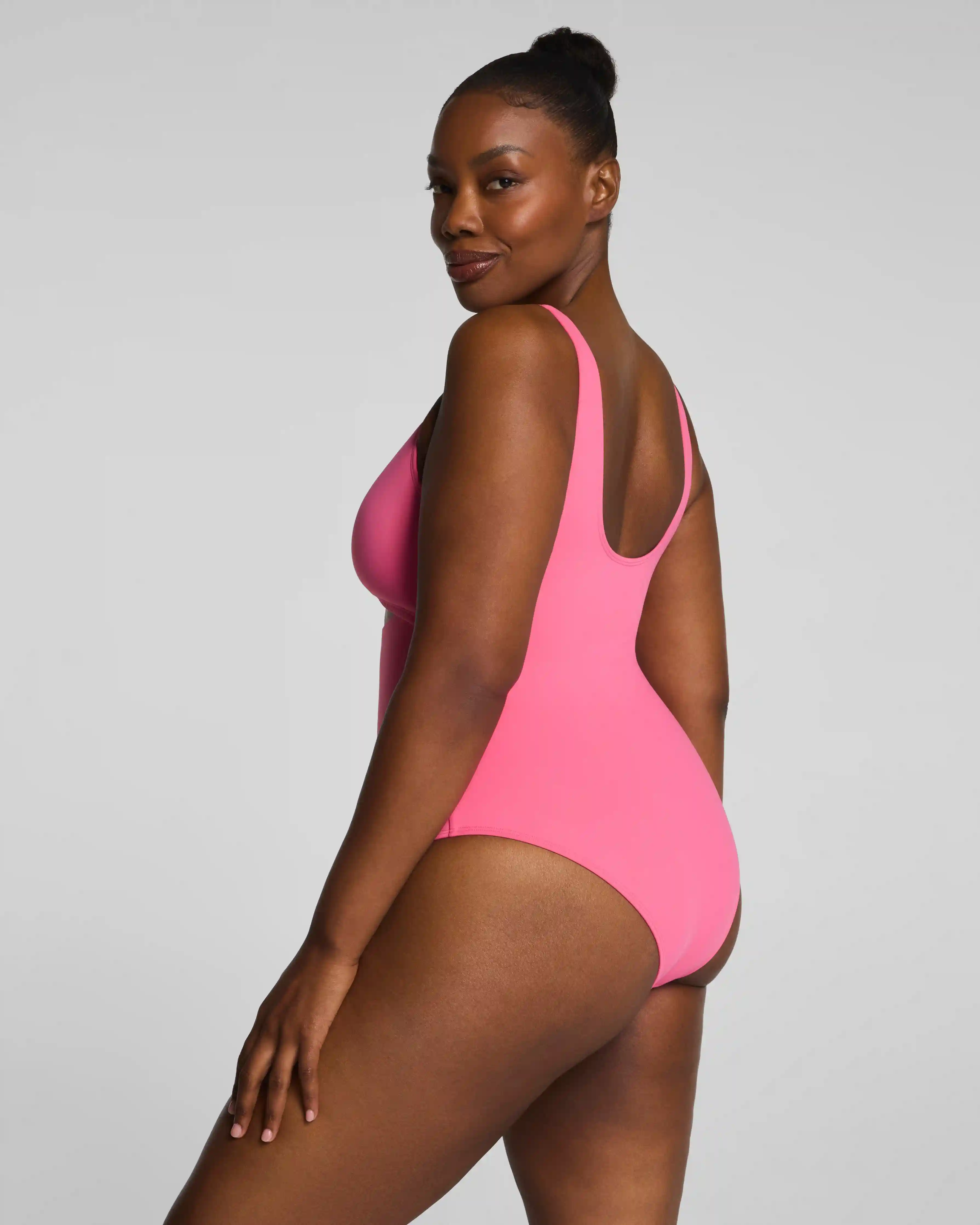 Alternative view of SPANXshape® Swim Cutout One Piece | Hibiscus