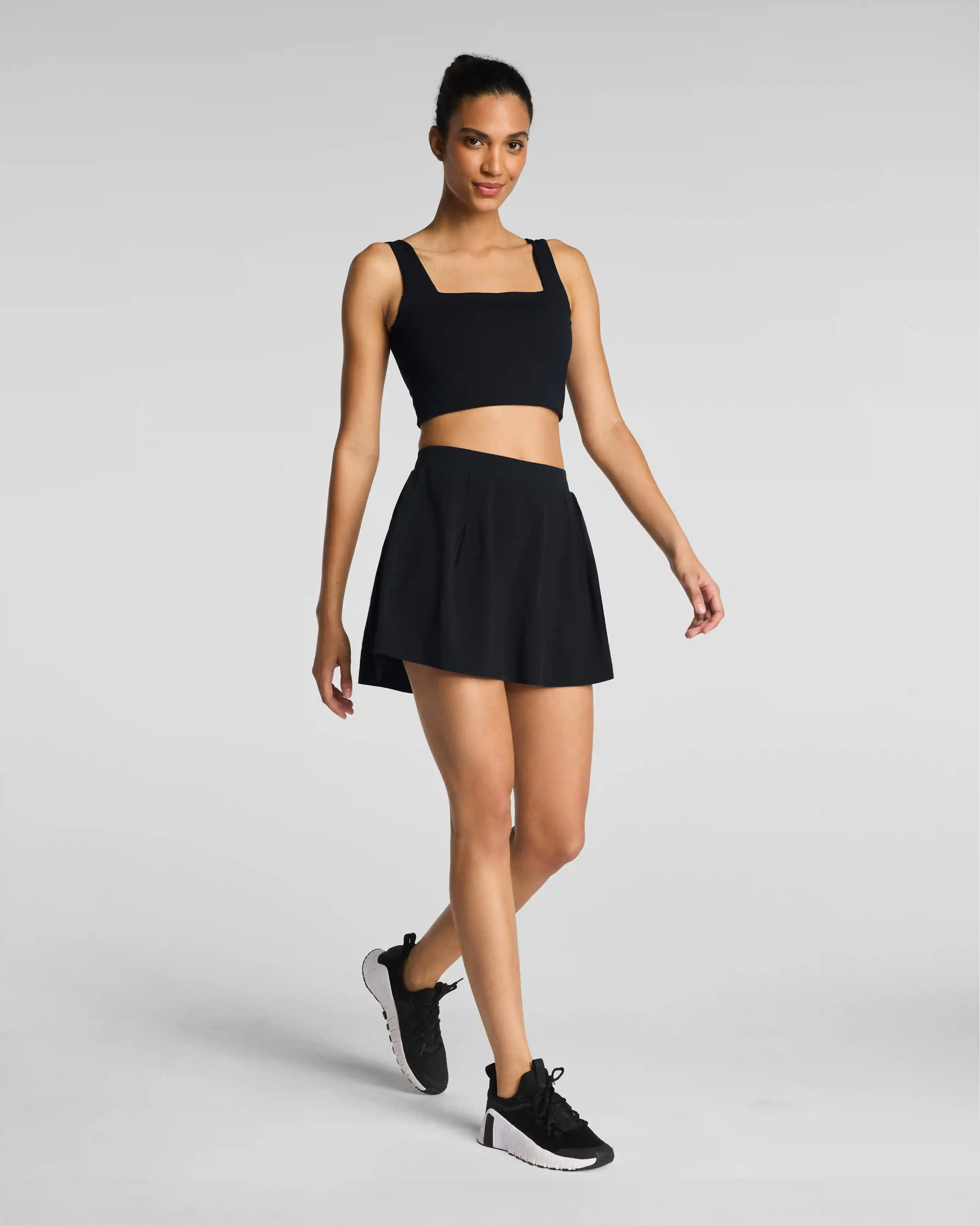 SPANXshape®  BoostUp Pleated Skort, 14" | Very Black