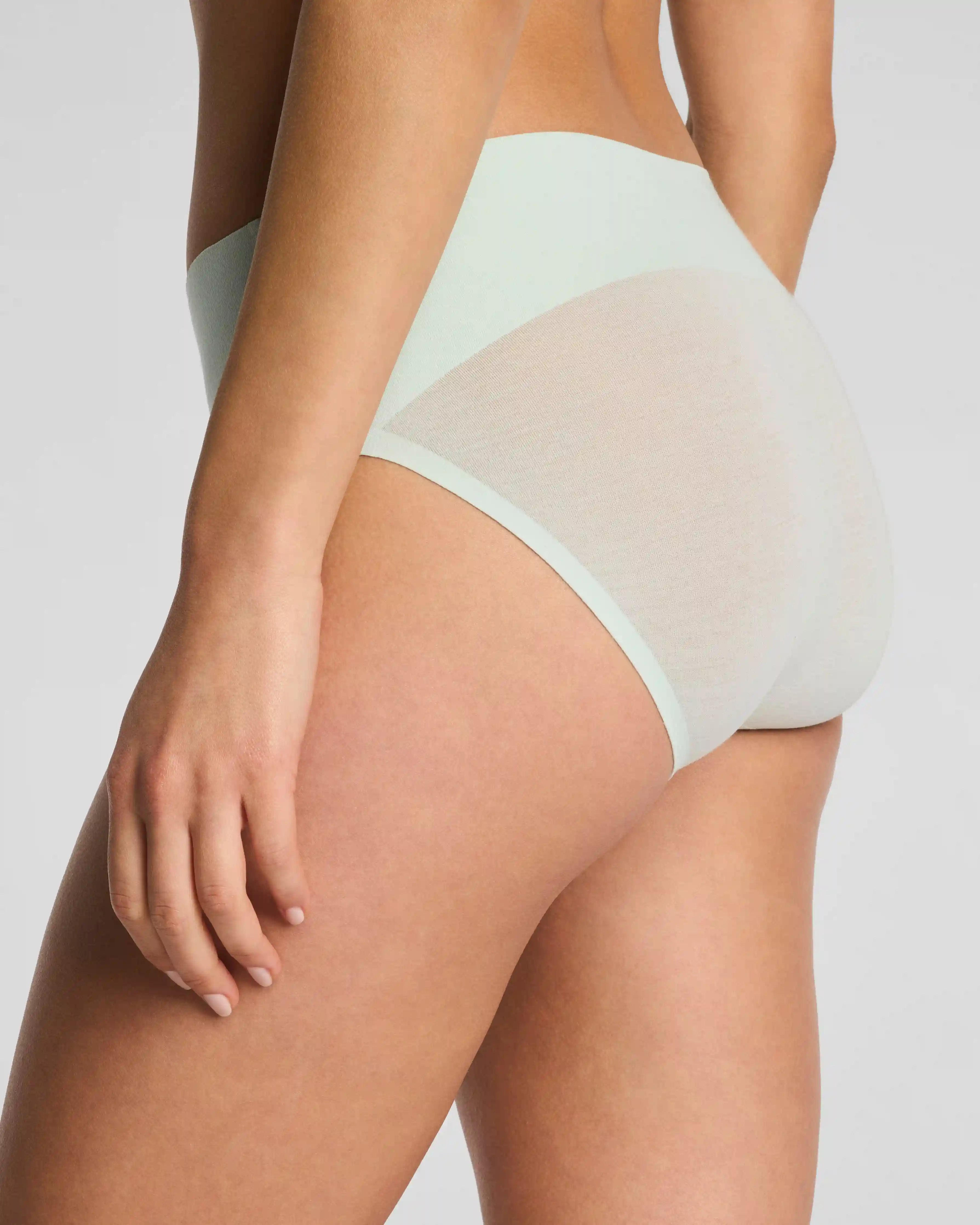 Alternative view of SPANXsupersmooth®  Undie-tectable® Supima® Cotton Brief | Sea Glass