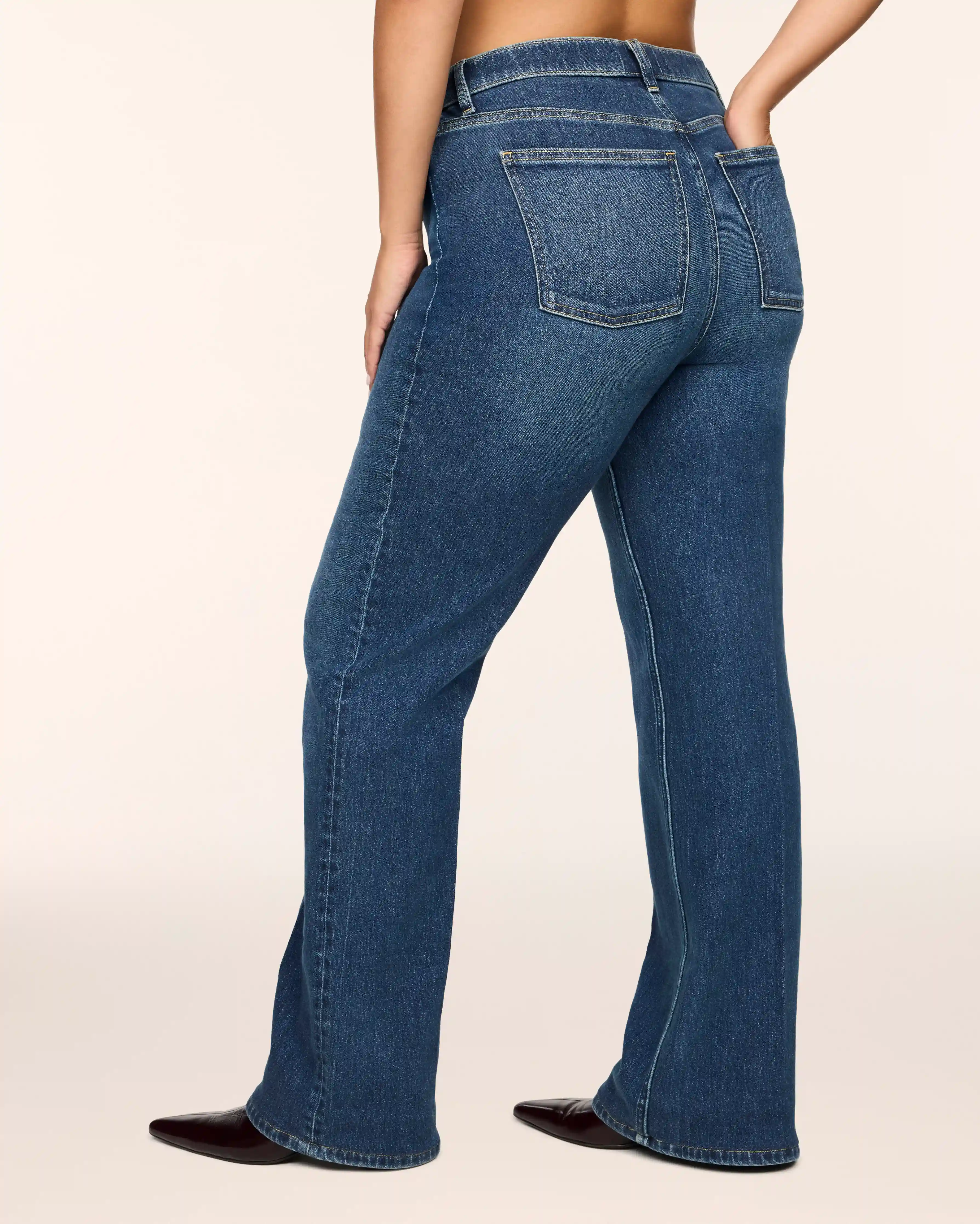 Alternative view of SPANXshape® Authentic 360 Bootcut Jeans | Adriatic Blue