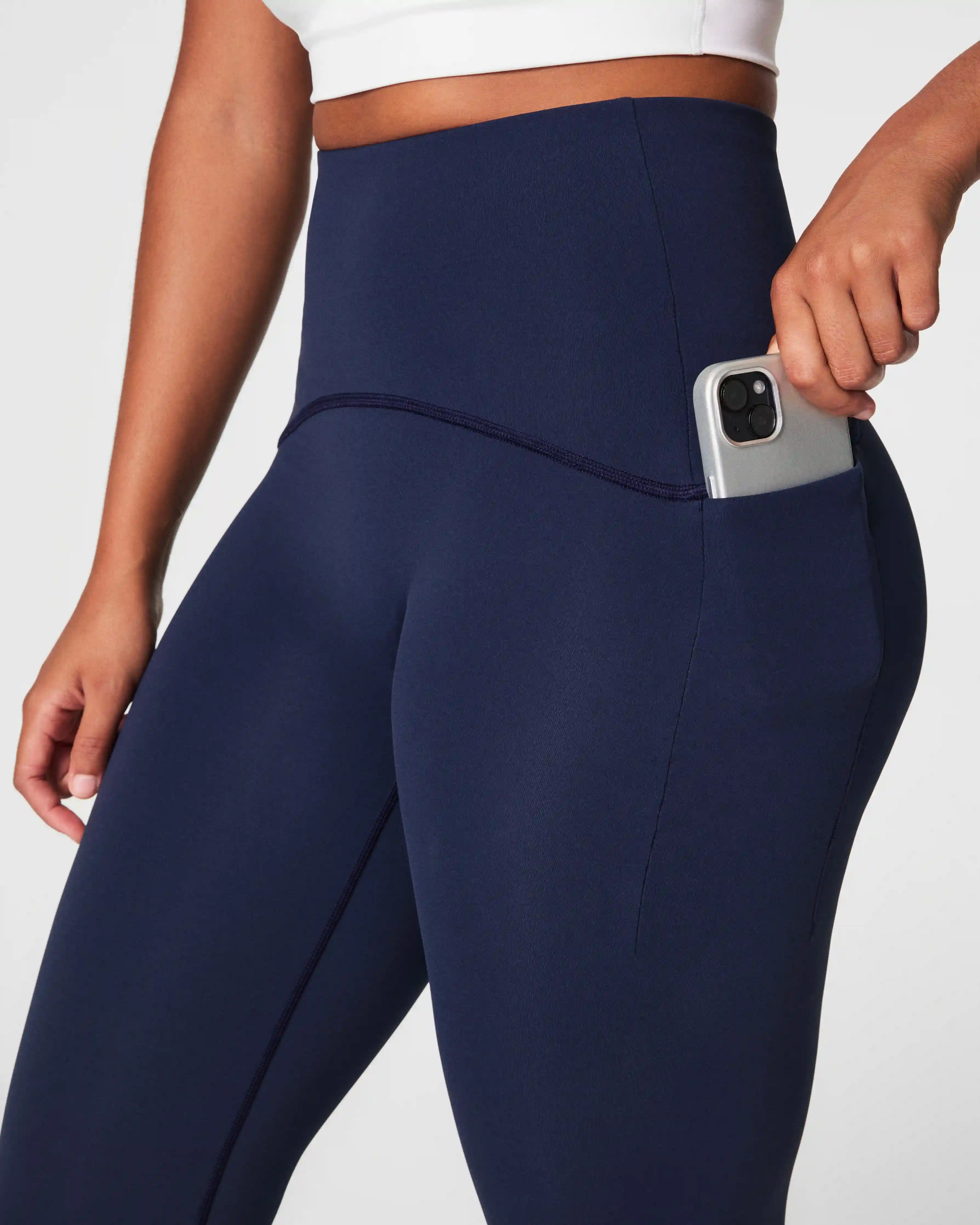 Alternative view of SPANXshape®  Booty Boost® Side Pocket Leggings | Timeless Navy