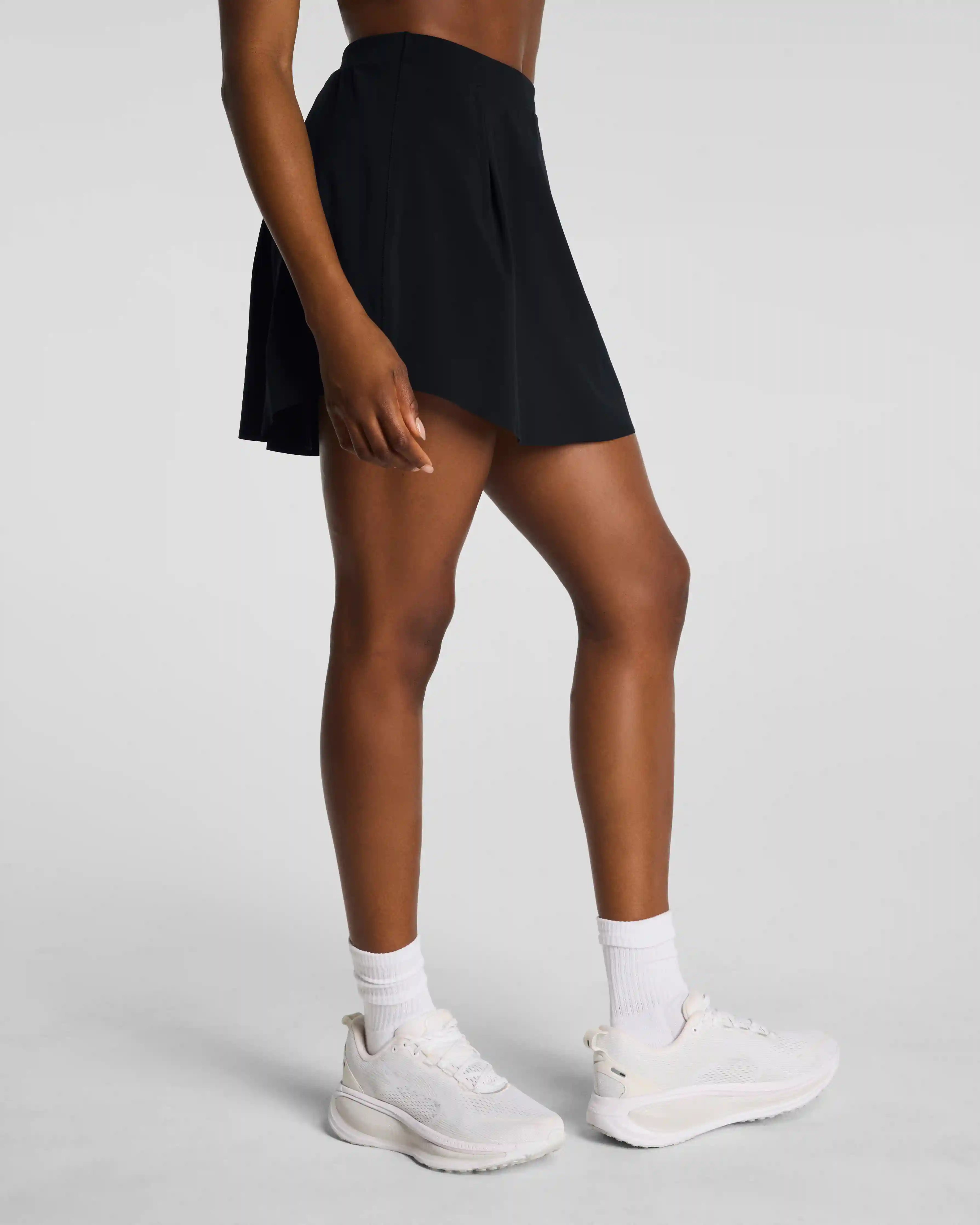 Alternative view of SPANXshape®  BoostUp Pleated Skort, 16" | Very Black