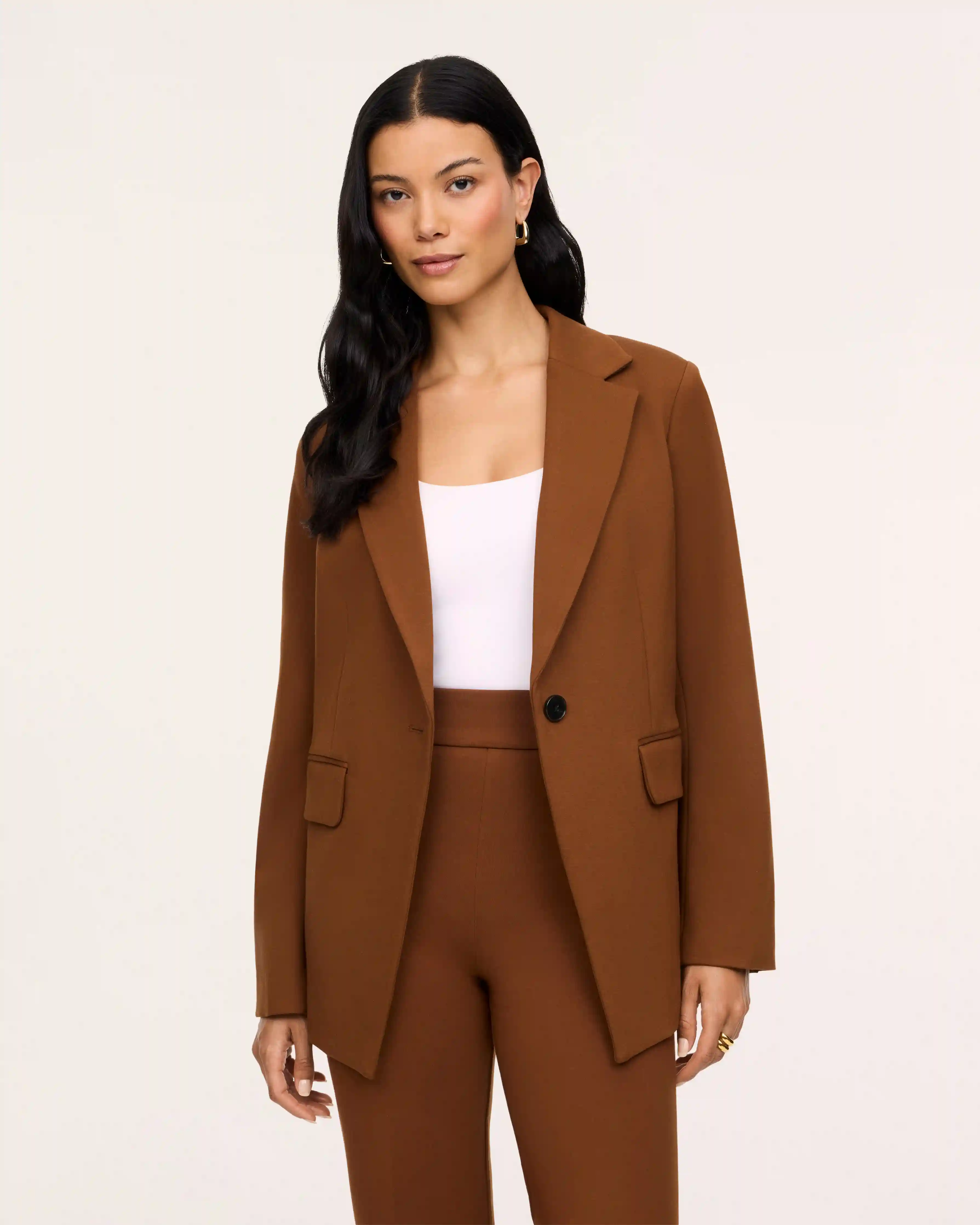 SPANX® Ponte Oversized Blazer | Brandy