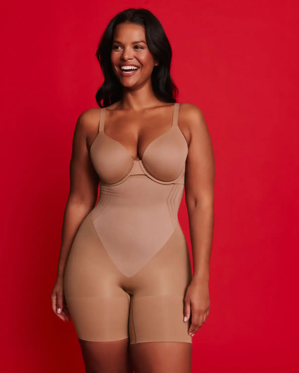 SPANXsculpt®  GoFigure High-Waisted Mid-Thigh Short | Cinnamon