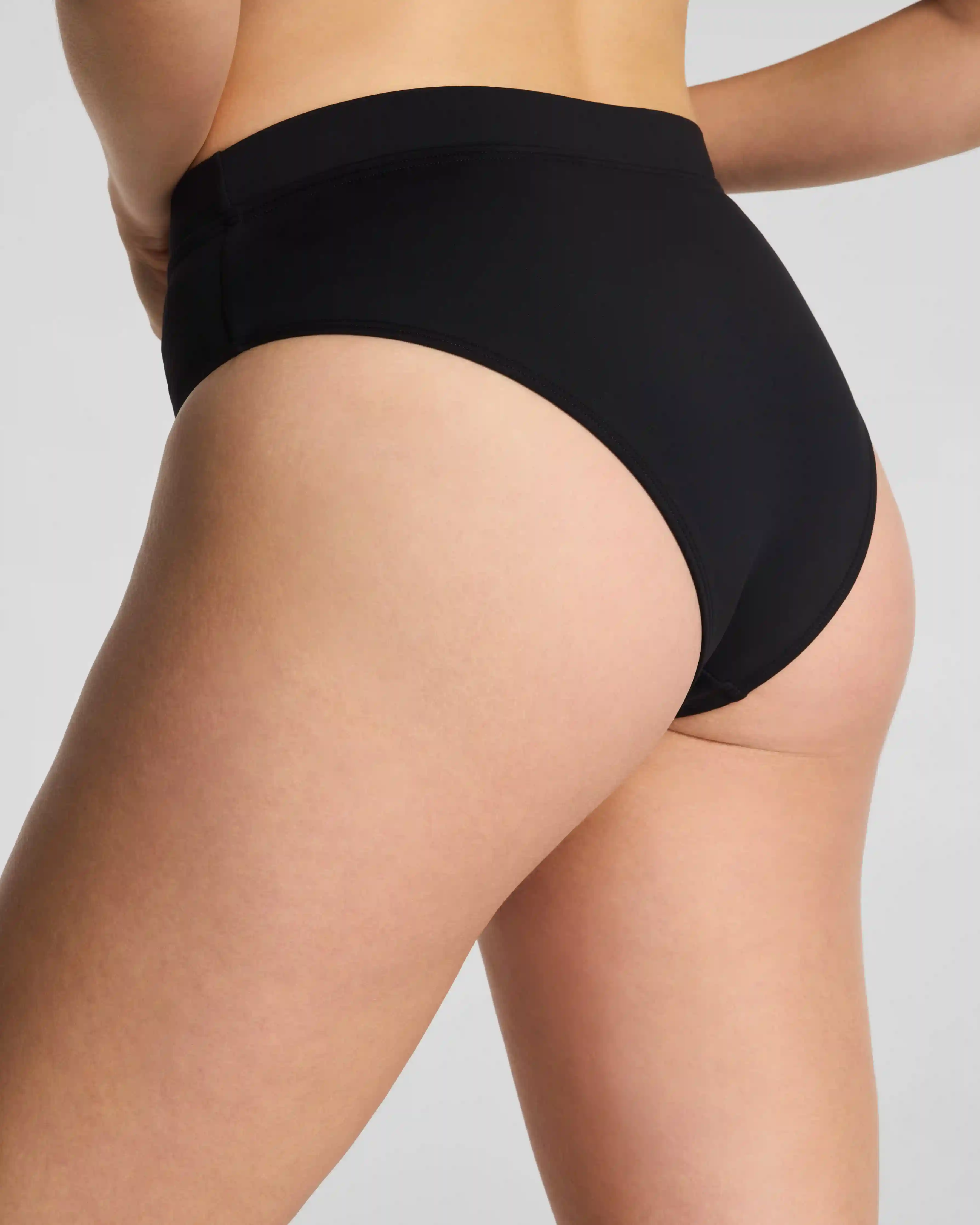 Alternative view of SPANXshape® Swim Hi-Rise Cheeky Bikini Bottom | Very Black