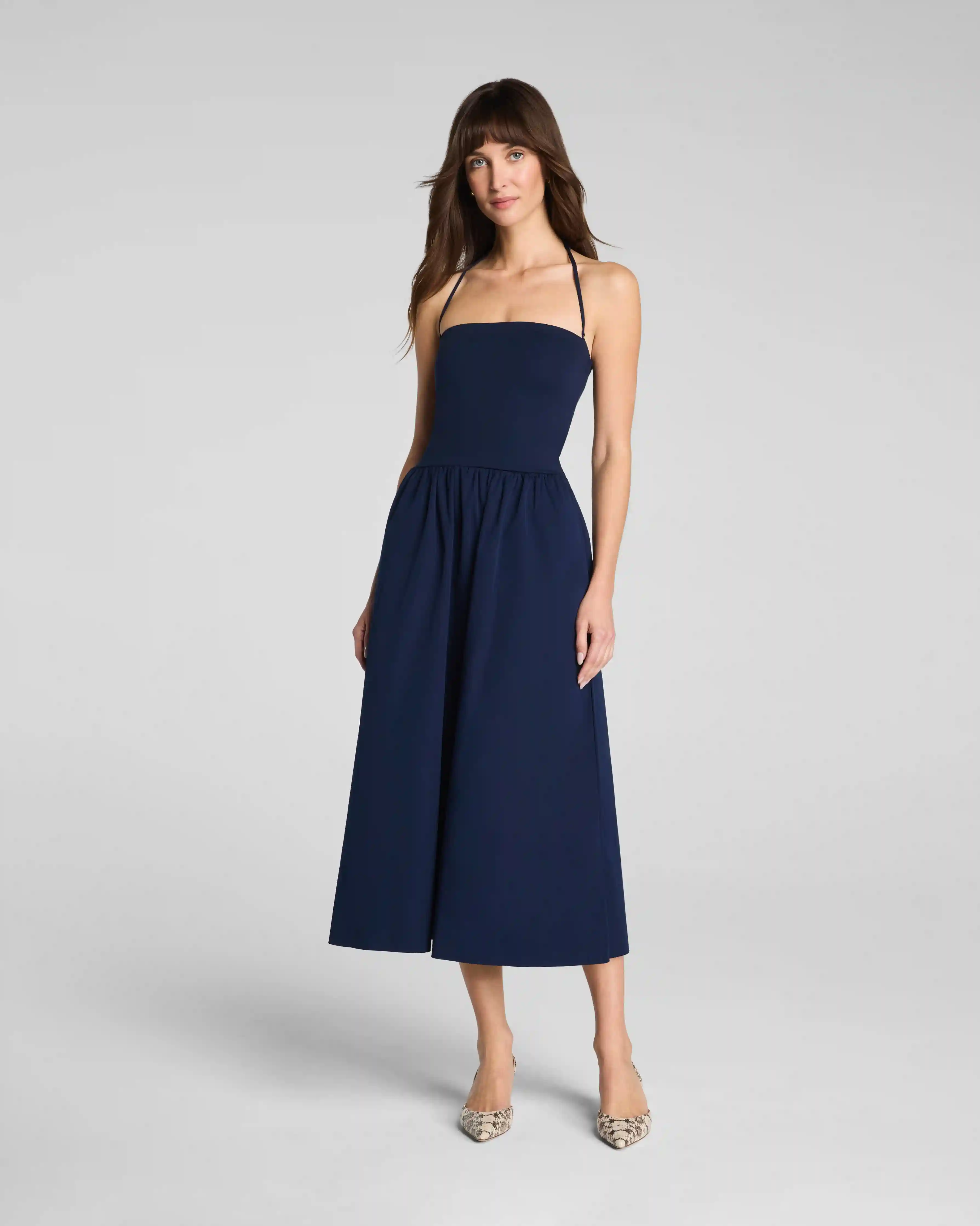 SPANXsmooth®  Jersey Strapless Midi Dress | Timeless Navy