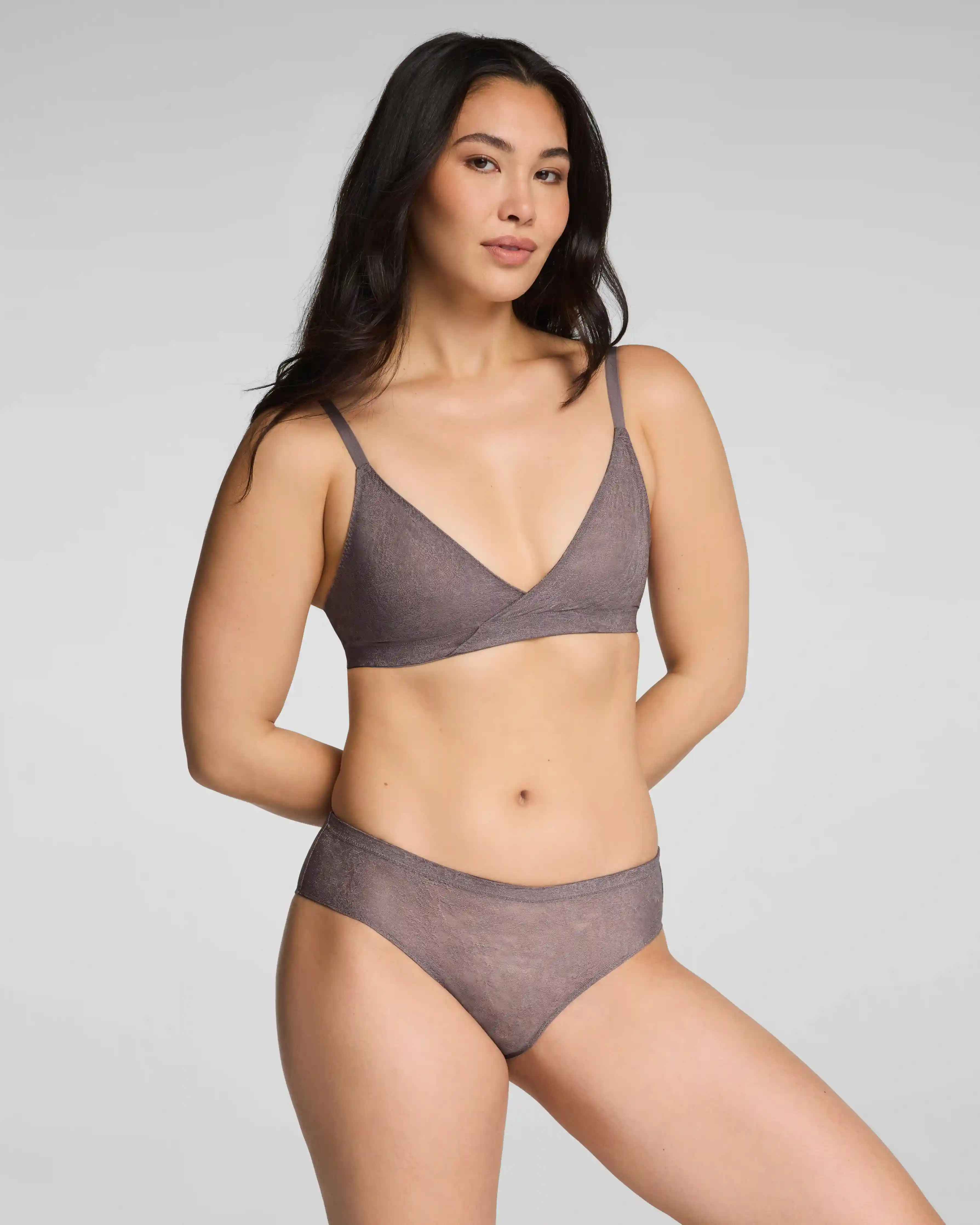 SPANXsupersmooth®  Day to Date Night Lace Bralette | Granite