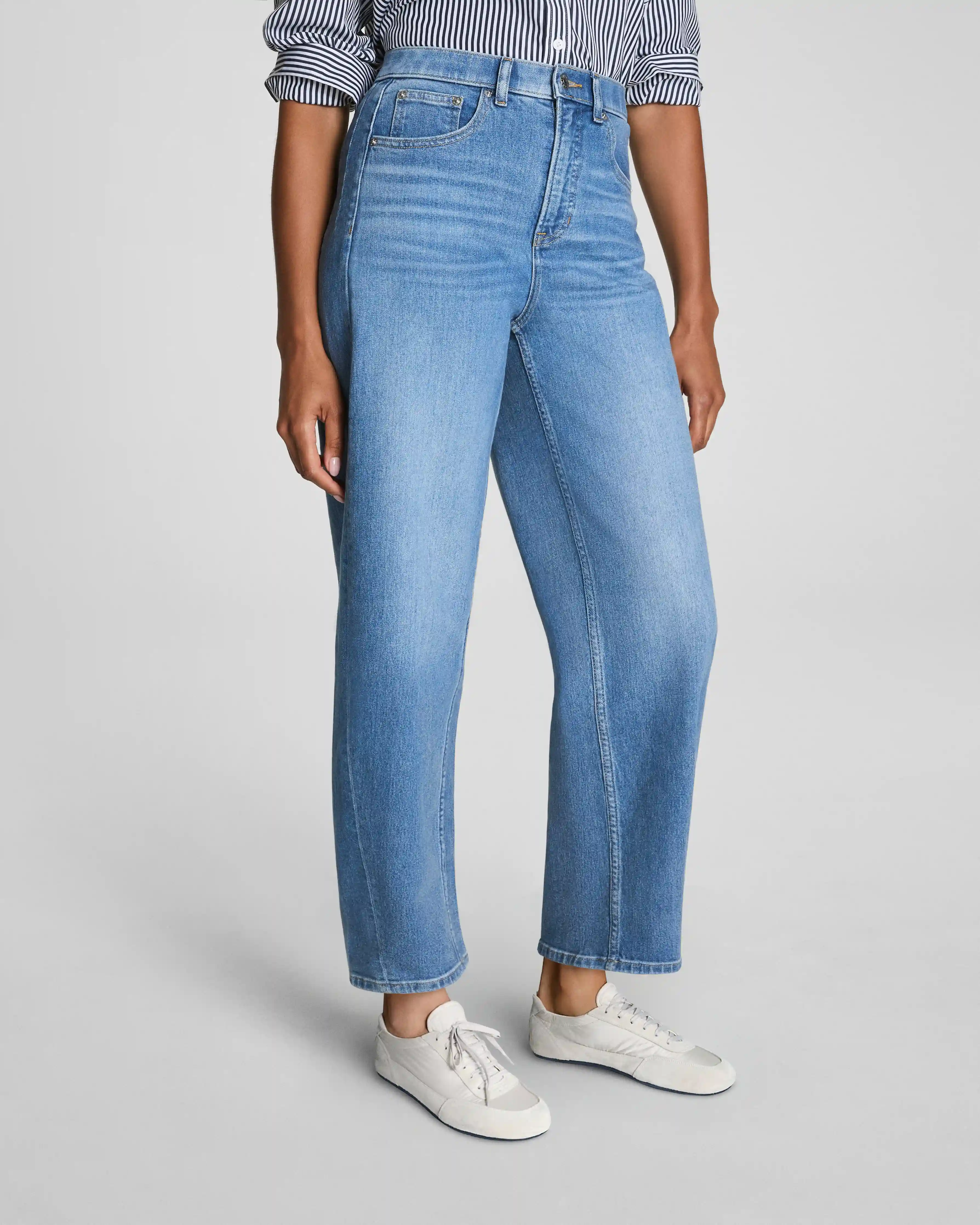 Alternative view of SPANXshape®  Authentic 360 Barrel Leg Jeans | Elysian
