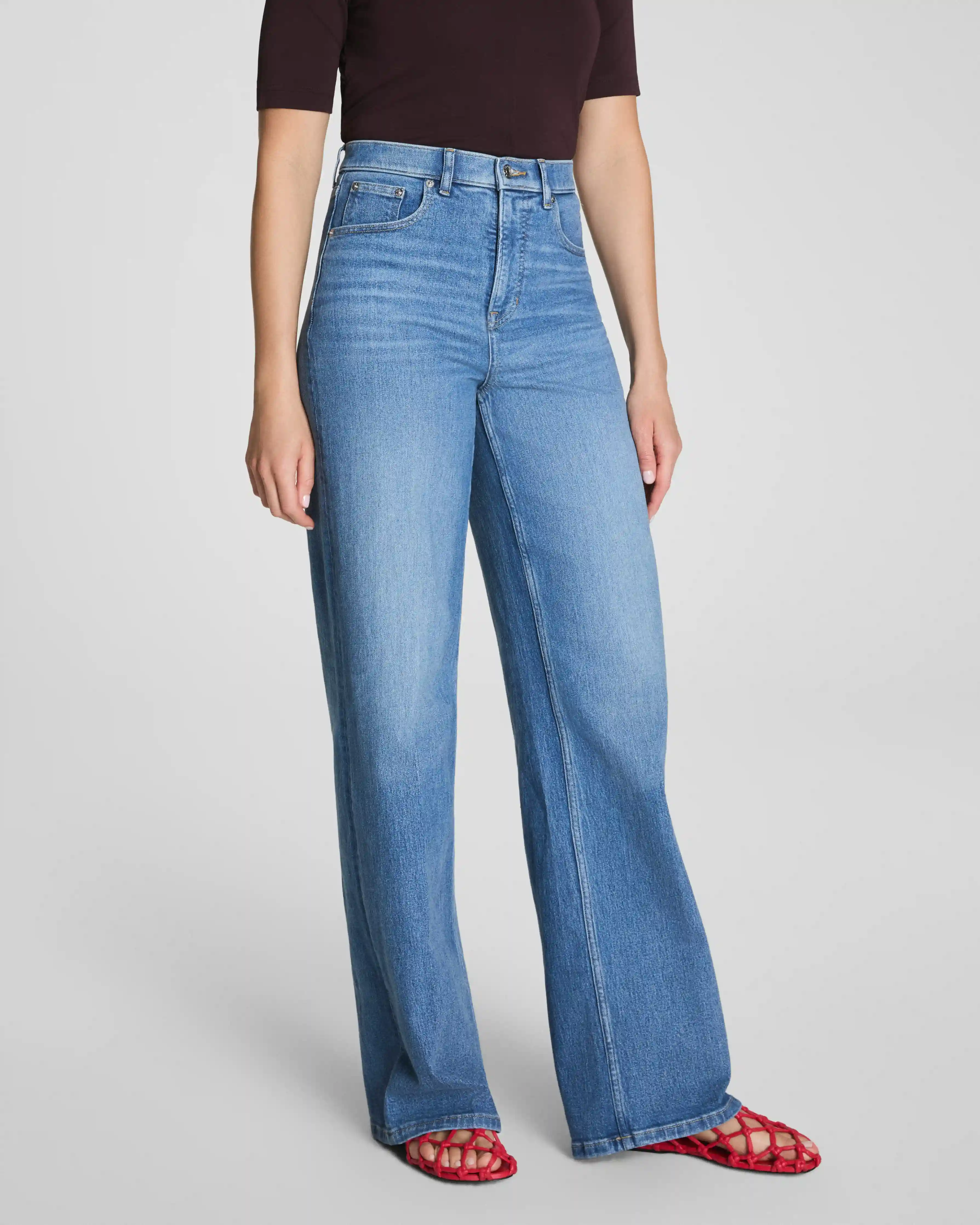 Alternative view of SPANXshape®  Authentic 360 Wide Leg Jeans | Elysian