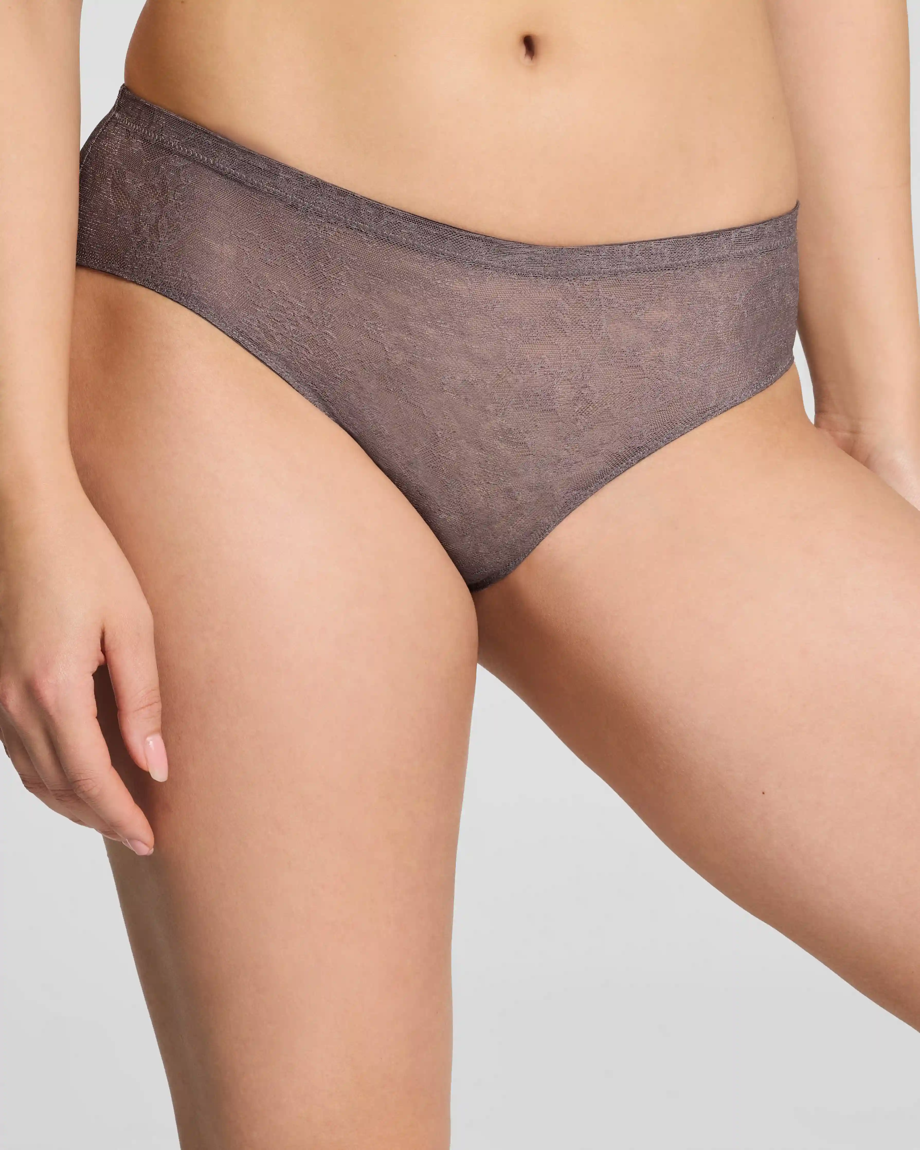 SPANXsupersmooth®  Day to Date Night Lace Bikini | Granite