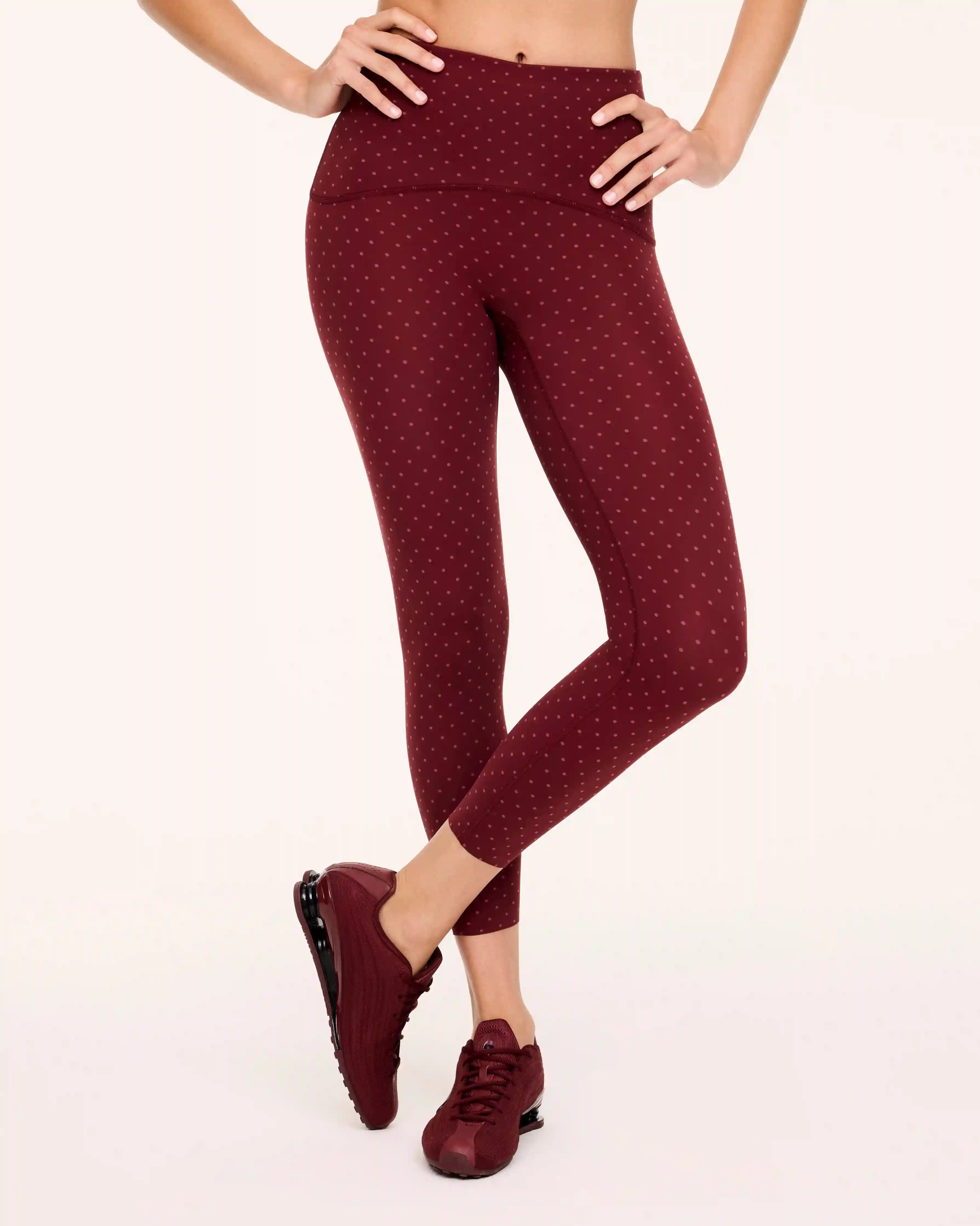 Alternative view of SPANXshape® Booty Boost® 7/8 Leggings | Vino Polka Dot