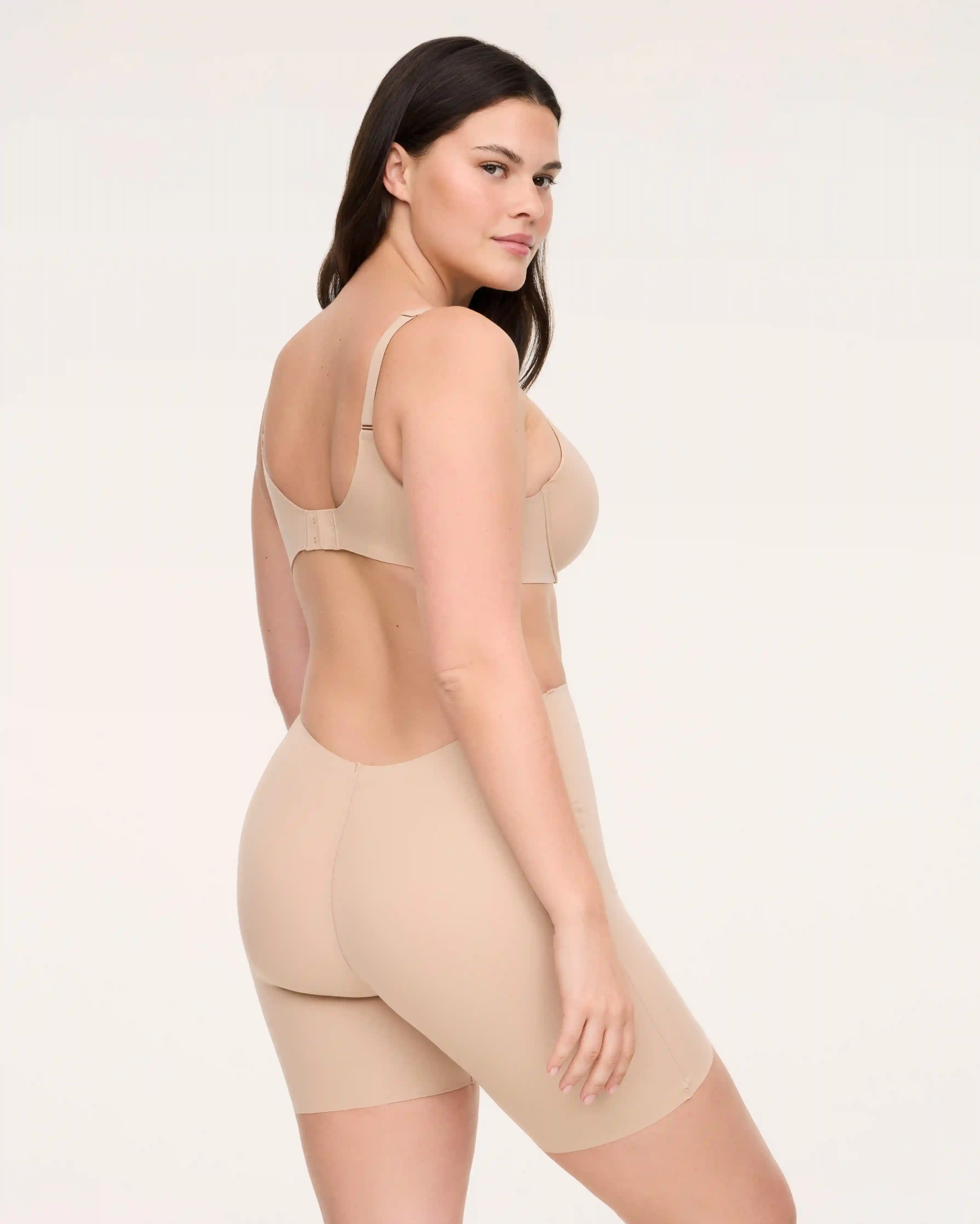SPANXshape® Suit Your Fancy Low-Back Mid-Thigh Short | Chai