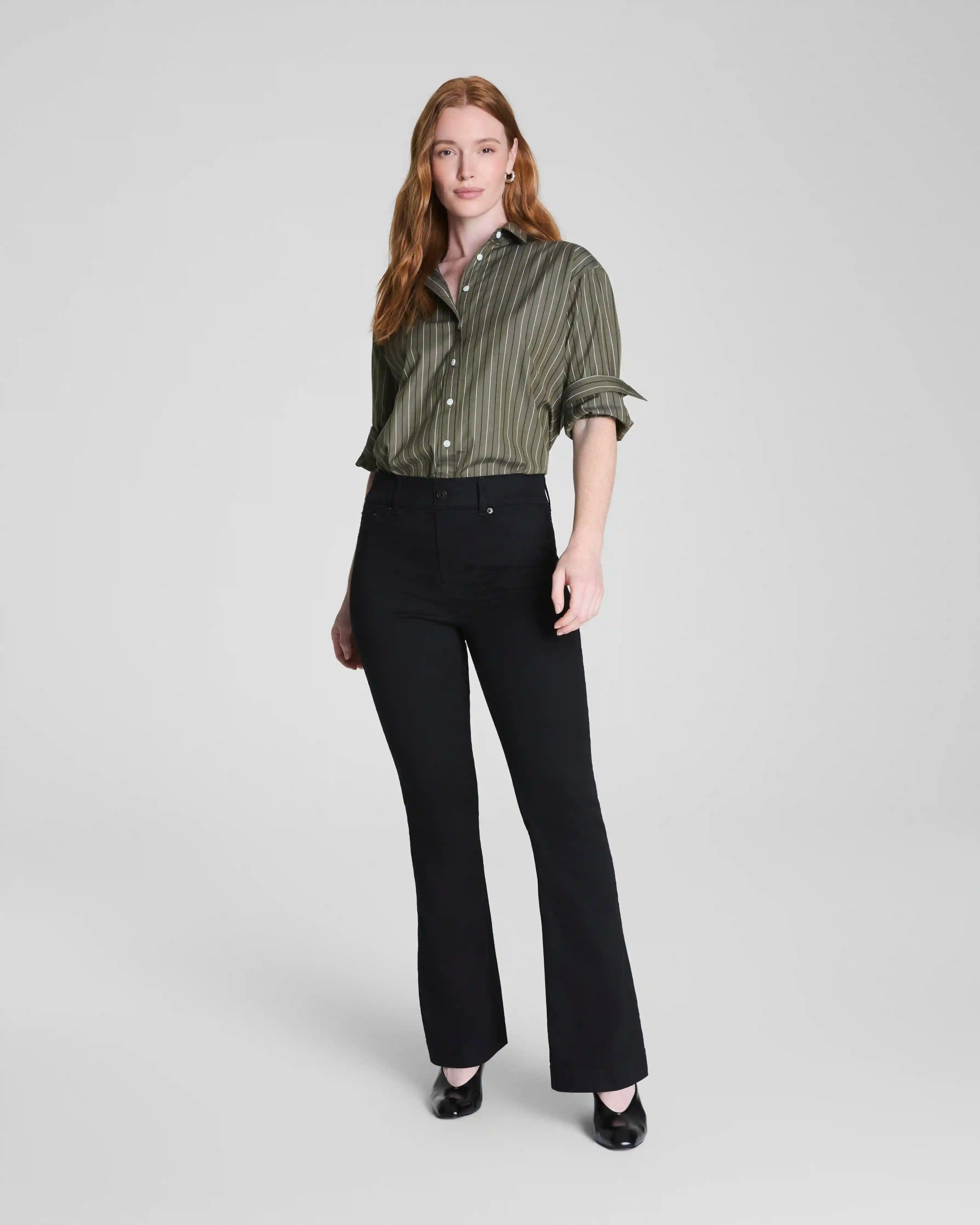SPANXshape®  EveryWear Pull-On Flare Jeans | Obsidian Rinse