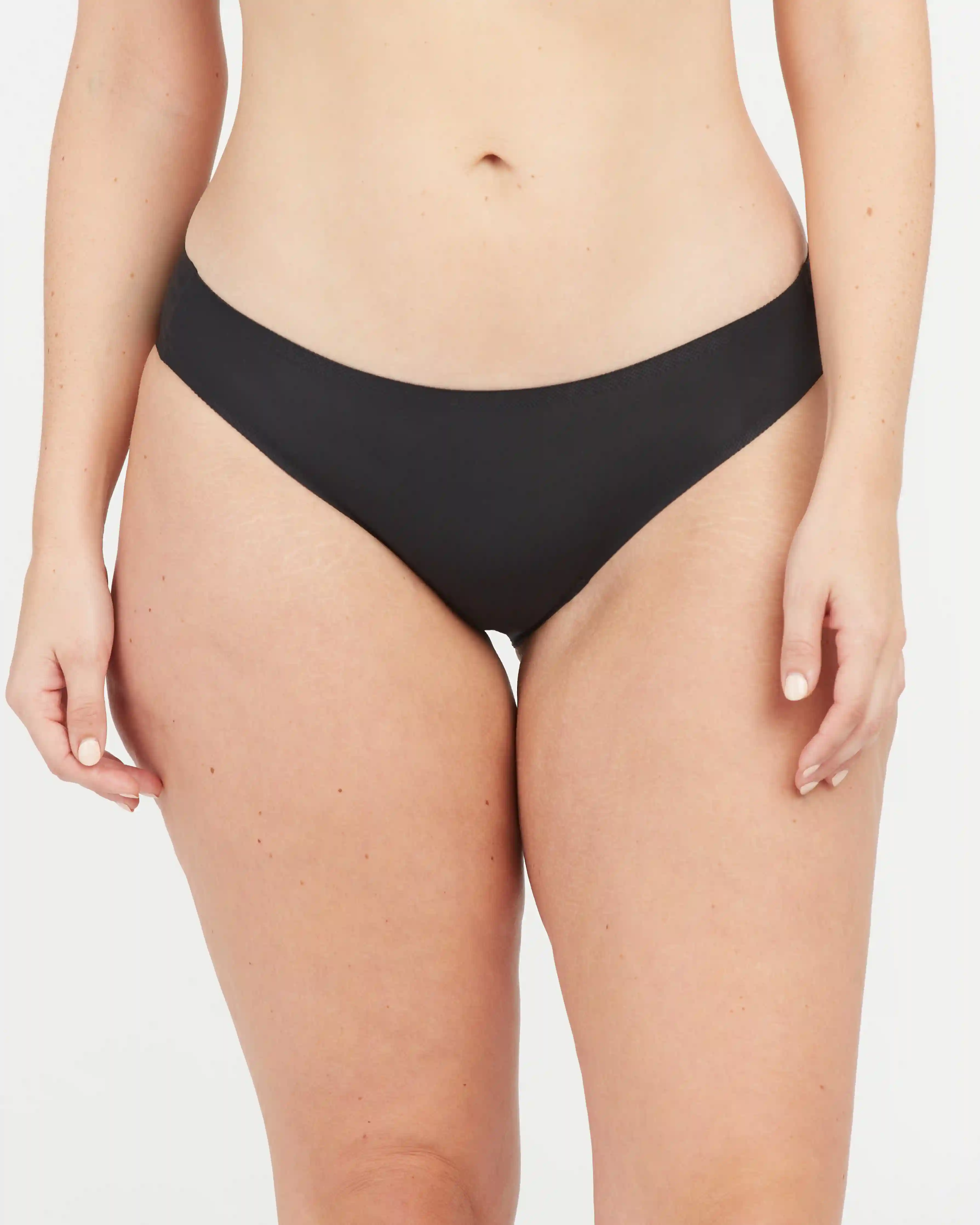 Alternative view of SPANXsmooth®  Fit-To-You Bikini 3-Pack Box | Very Black