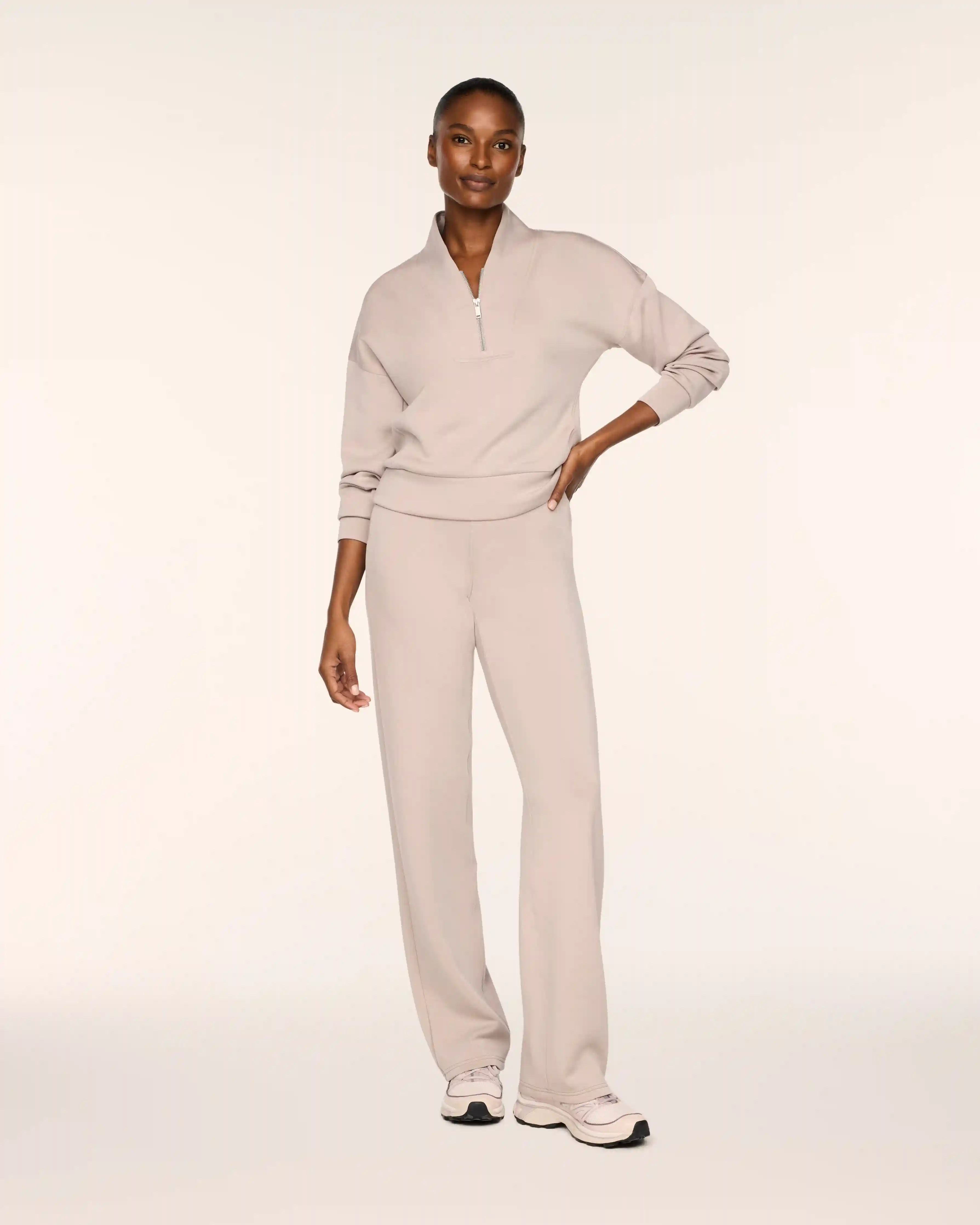 SPANX AirEssentials® Straight Leg Pant | Mushroom