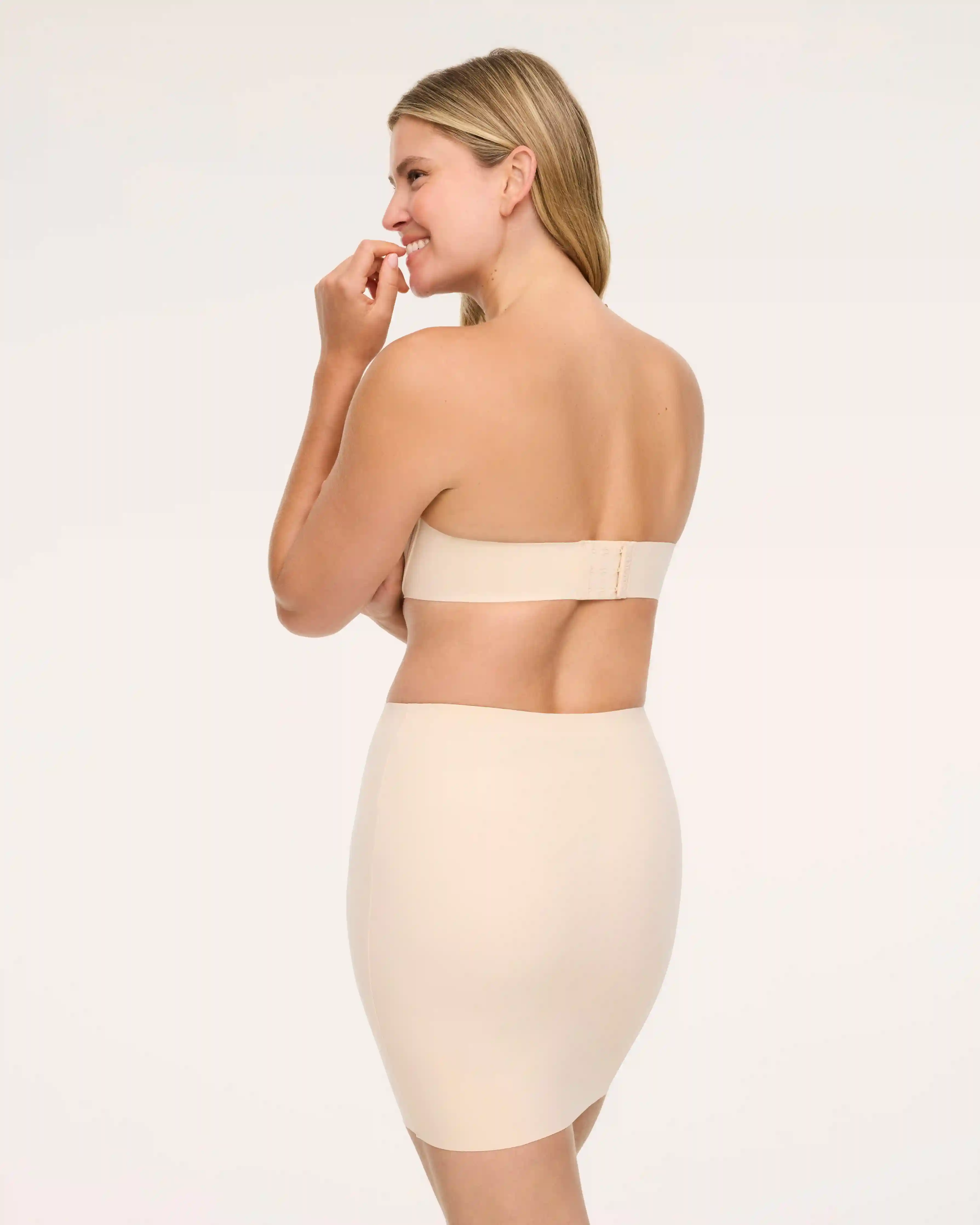 Alternative view of SPANXshape® Suit Your Fancy Half Slip | Toasted Coconut