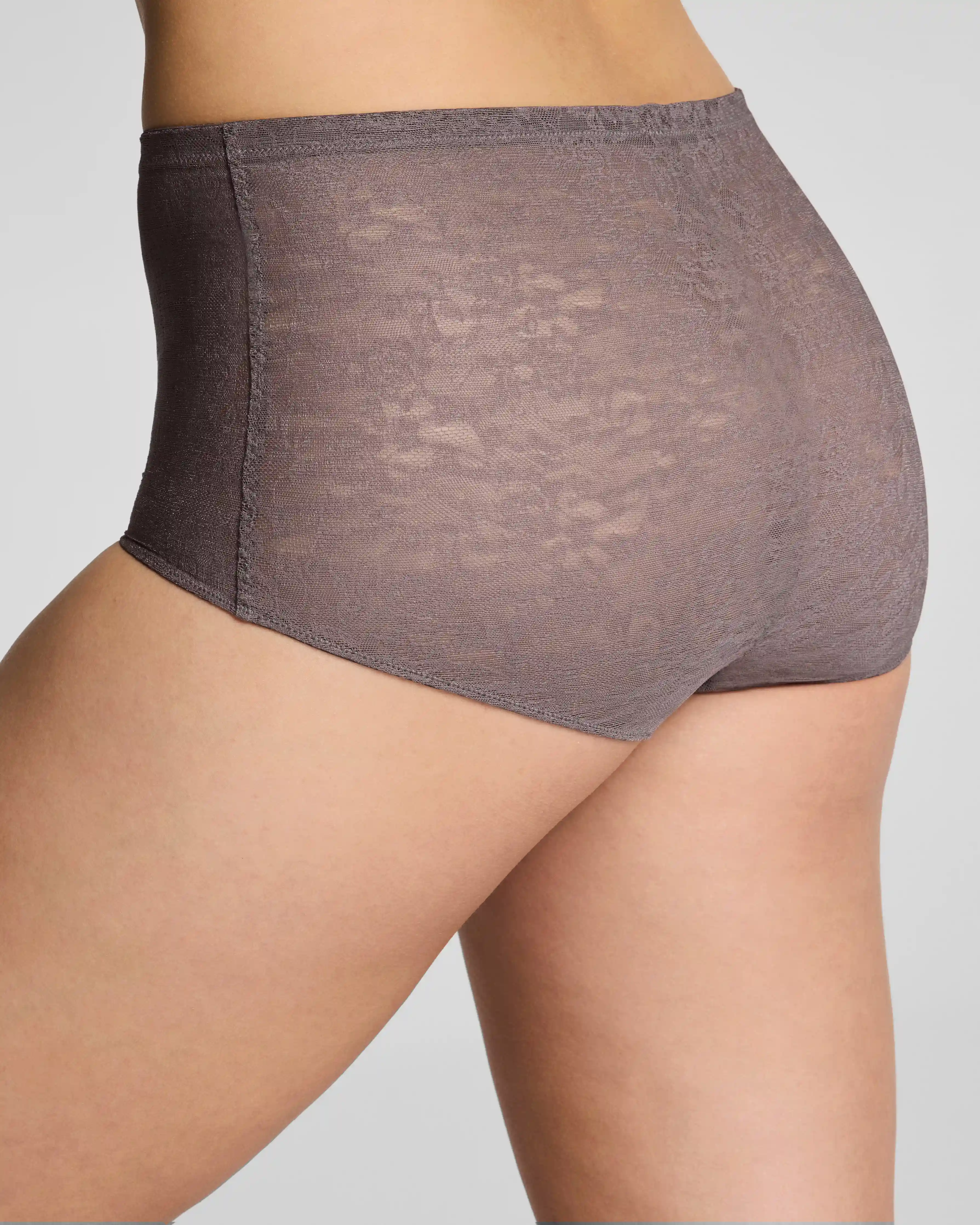 Alternative view of SPANXsupersmooth®  Day to Date Night Lace Boyshort | Granite