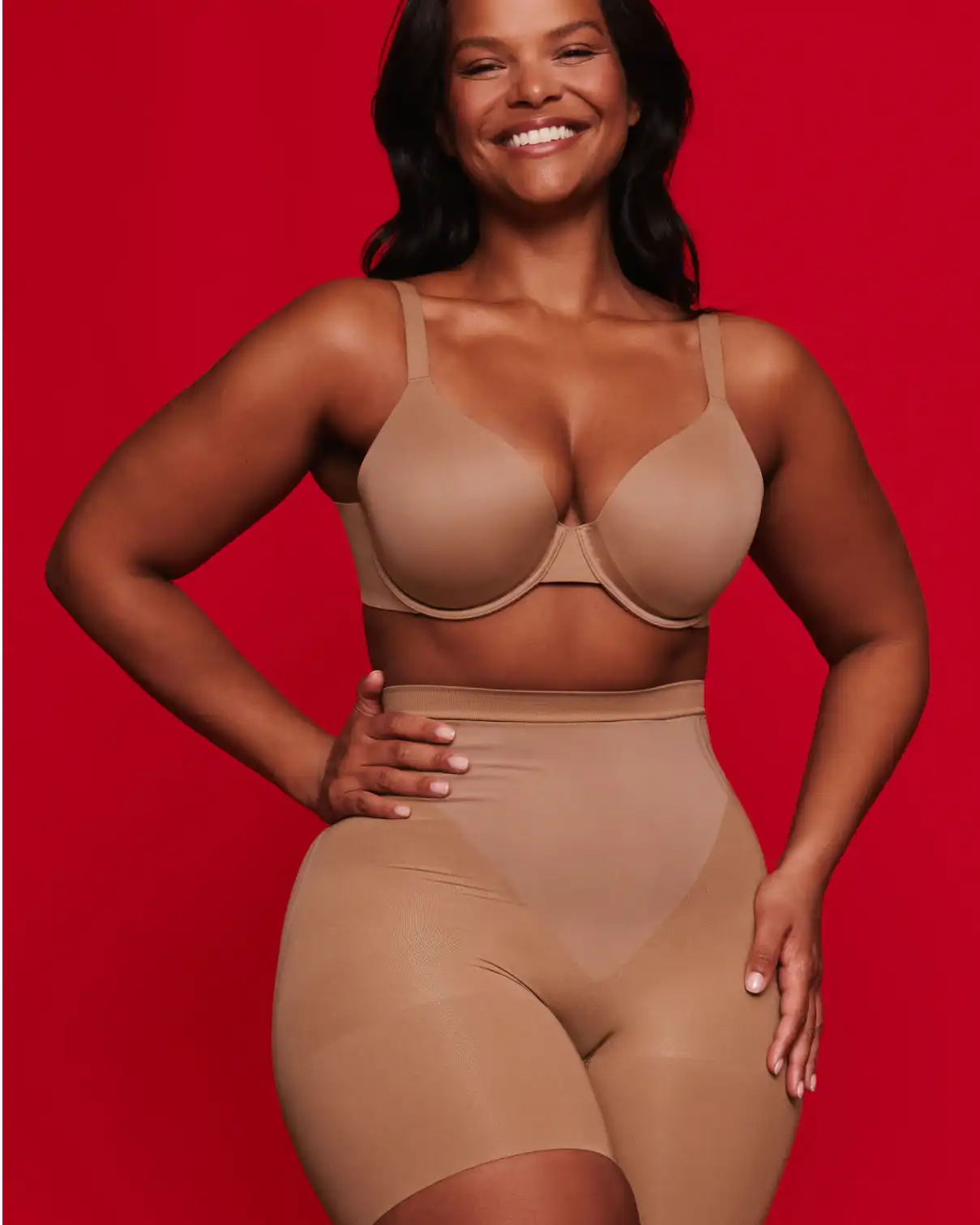 SPANXsculpt®  GoFigure Mid-Thigh Short | Cinnamon