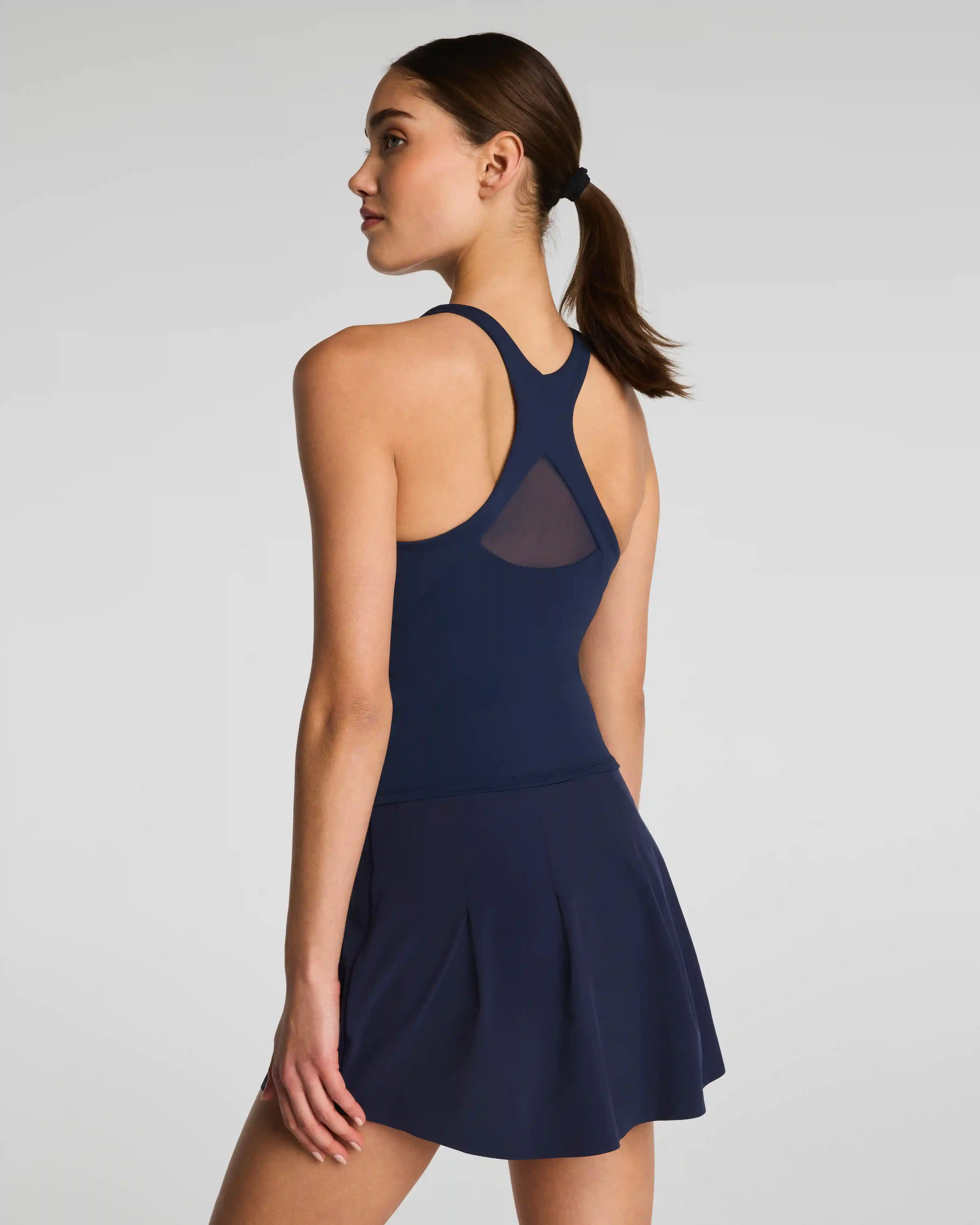 Alternative view of SPANX® BoostUp V-Neck Shelf Tank | Timeless Navy