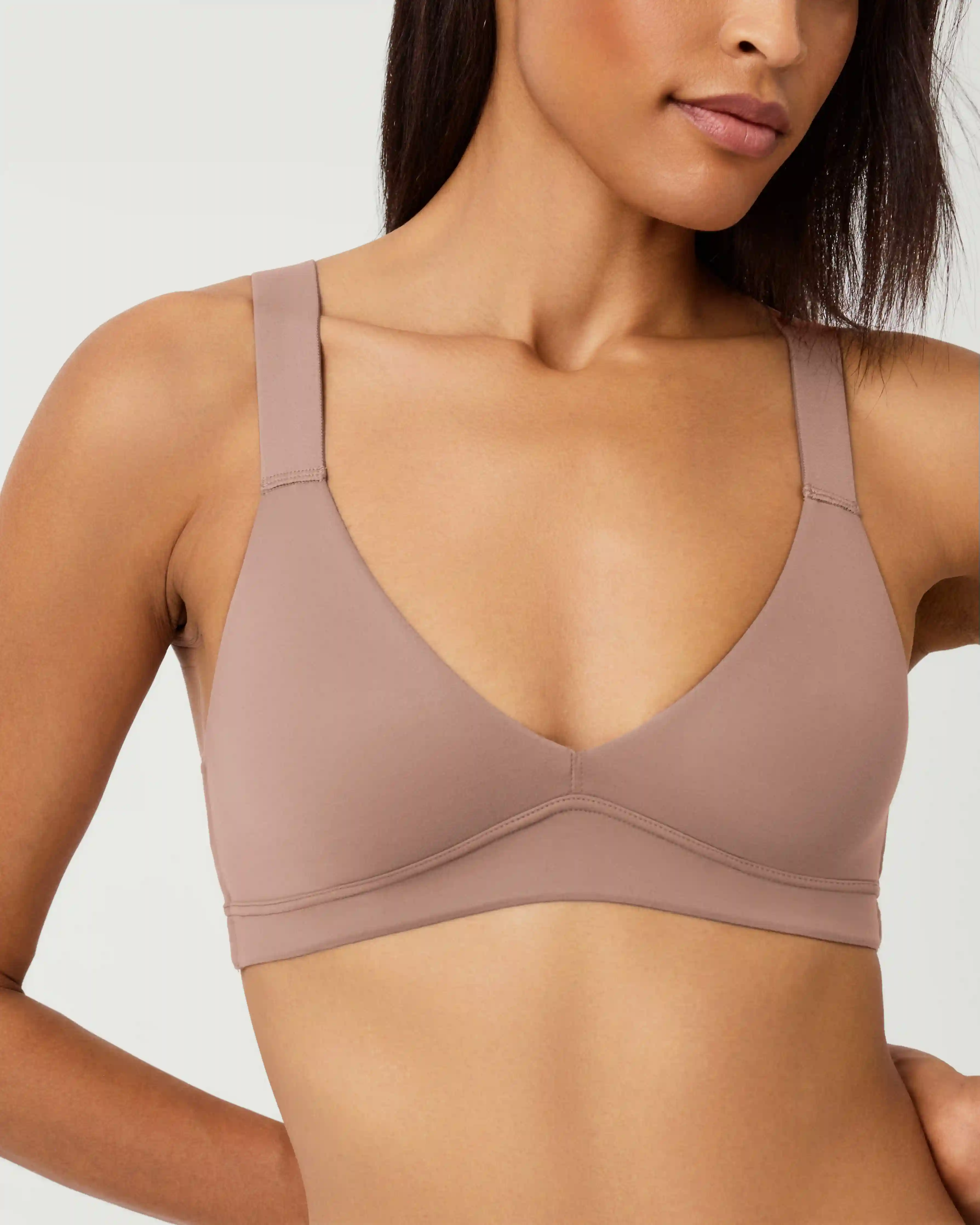 SPANXsmooth®  Bra-llelujah!® Unlined Bralette | Cafe Au Lait