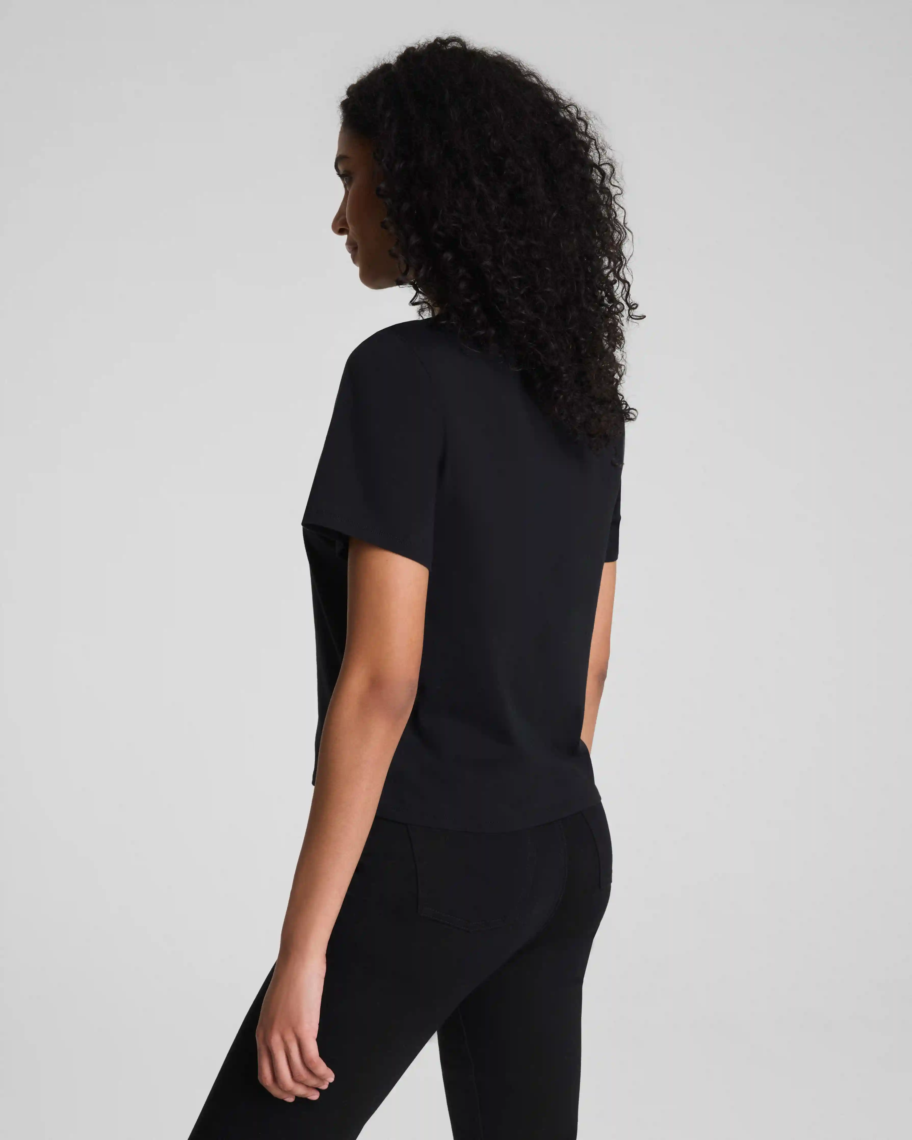 Alternative view of karla welch for SPANX® Everyday Tee | Classic Black
