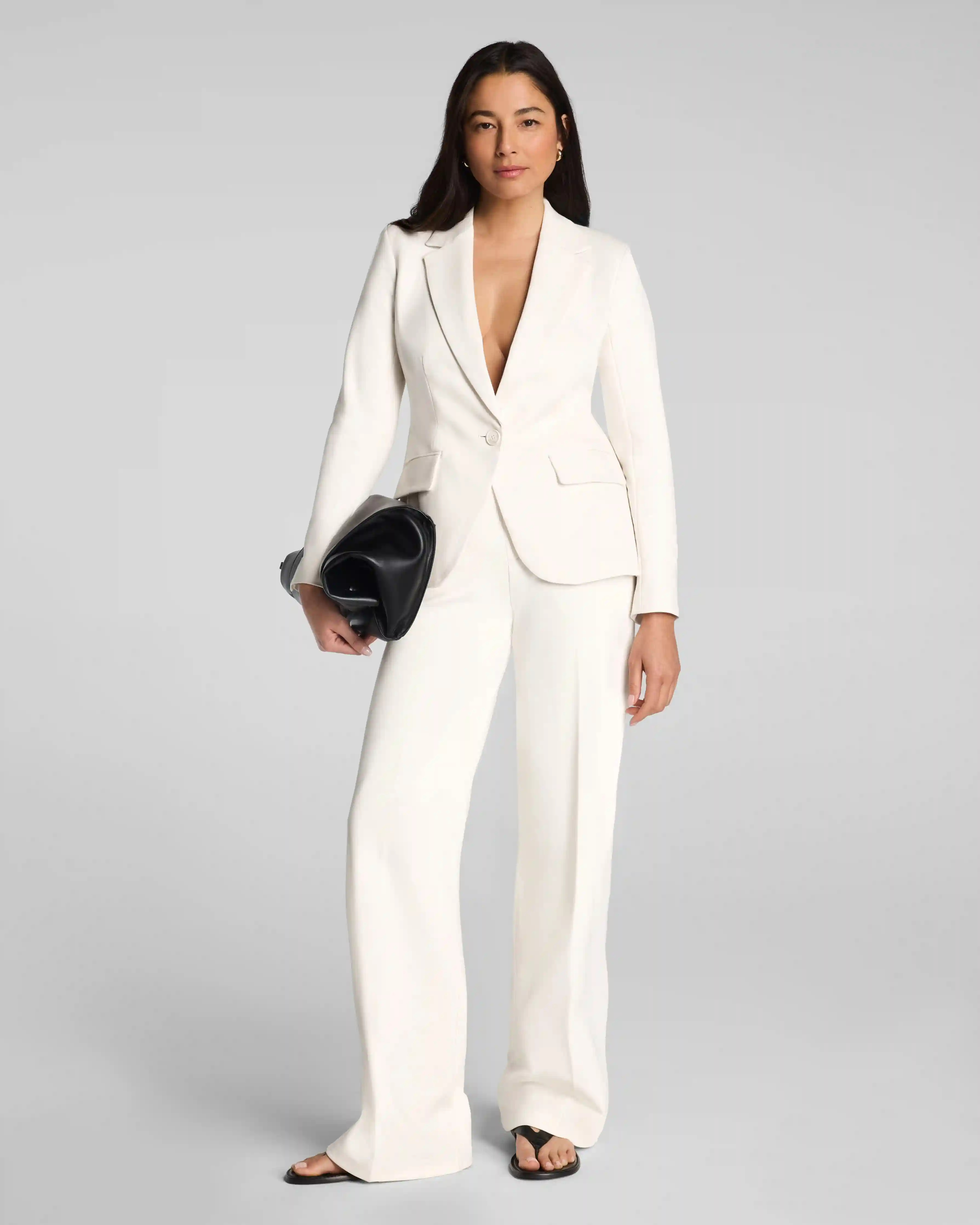 SPANXsupersmooth®  PerfectFit Ponte Wide Leg Pant | Ivory