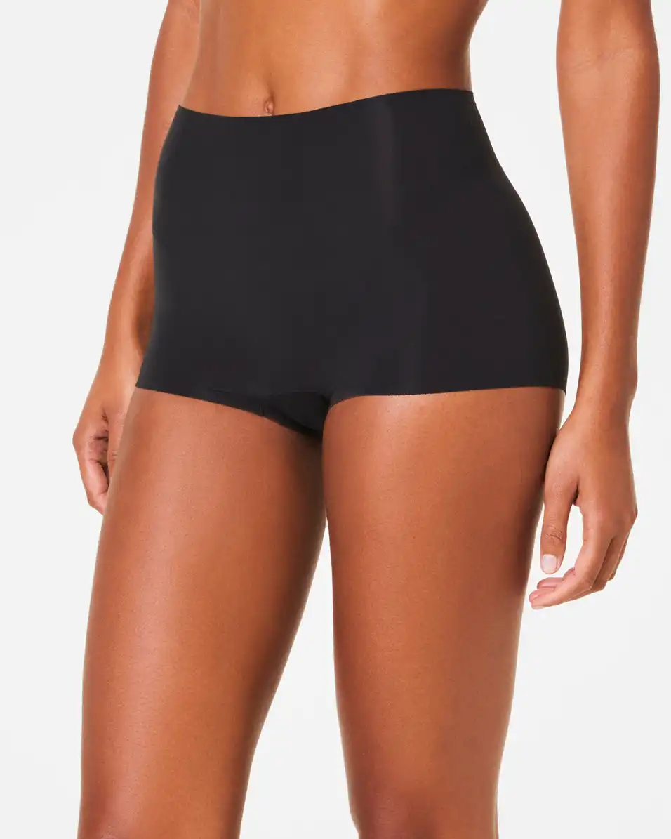 Alternative view of SPANXsmooth®  Fit-To-You Boyshort 3-Pack Box | Very Black