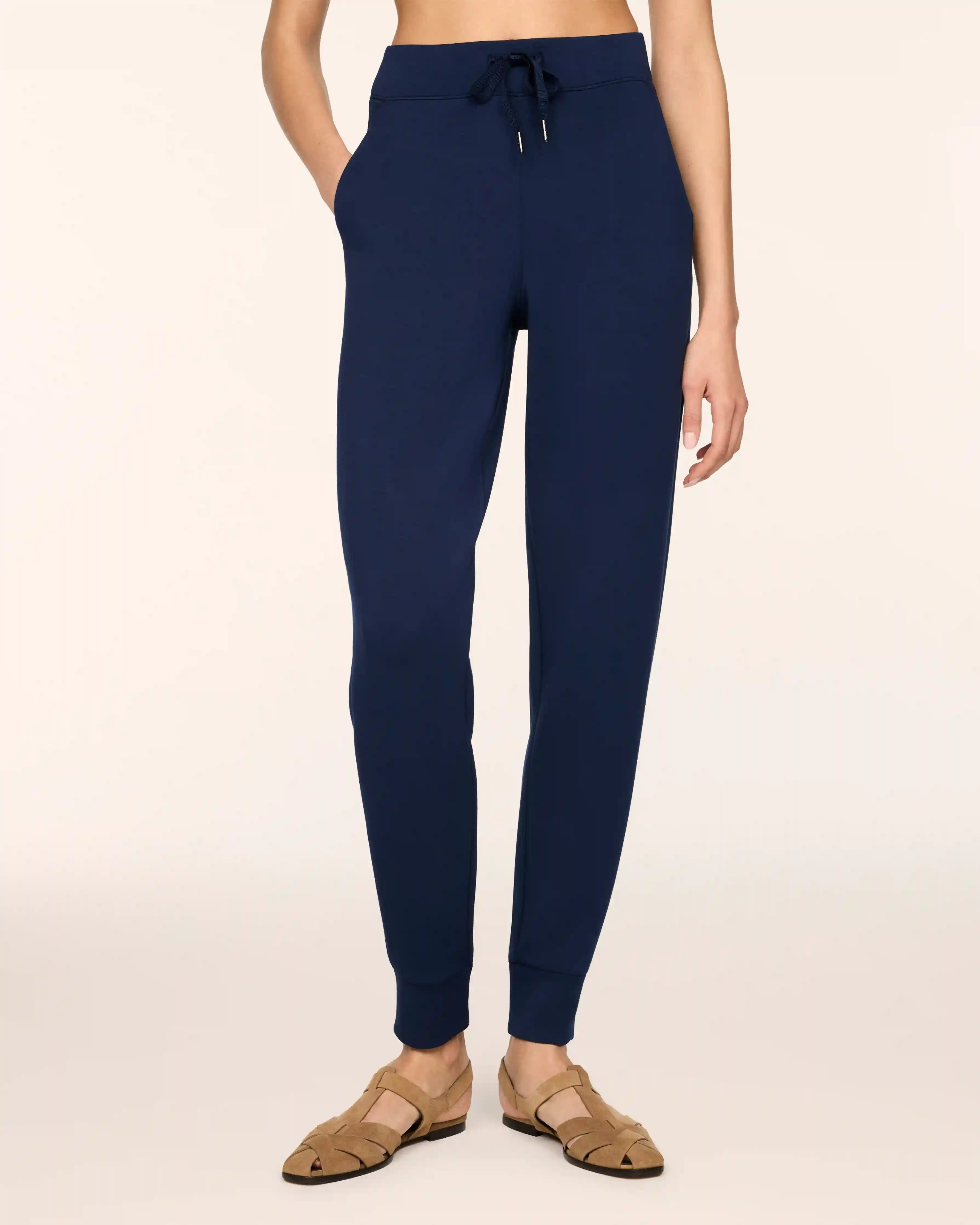 Alternative view of SPANX AirEssentials® Slim Cuff Jogger | Timeless Navy