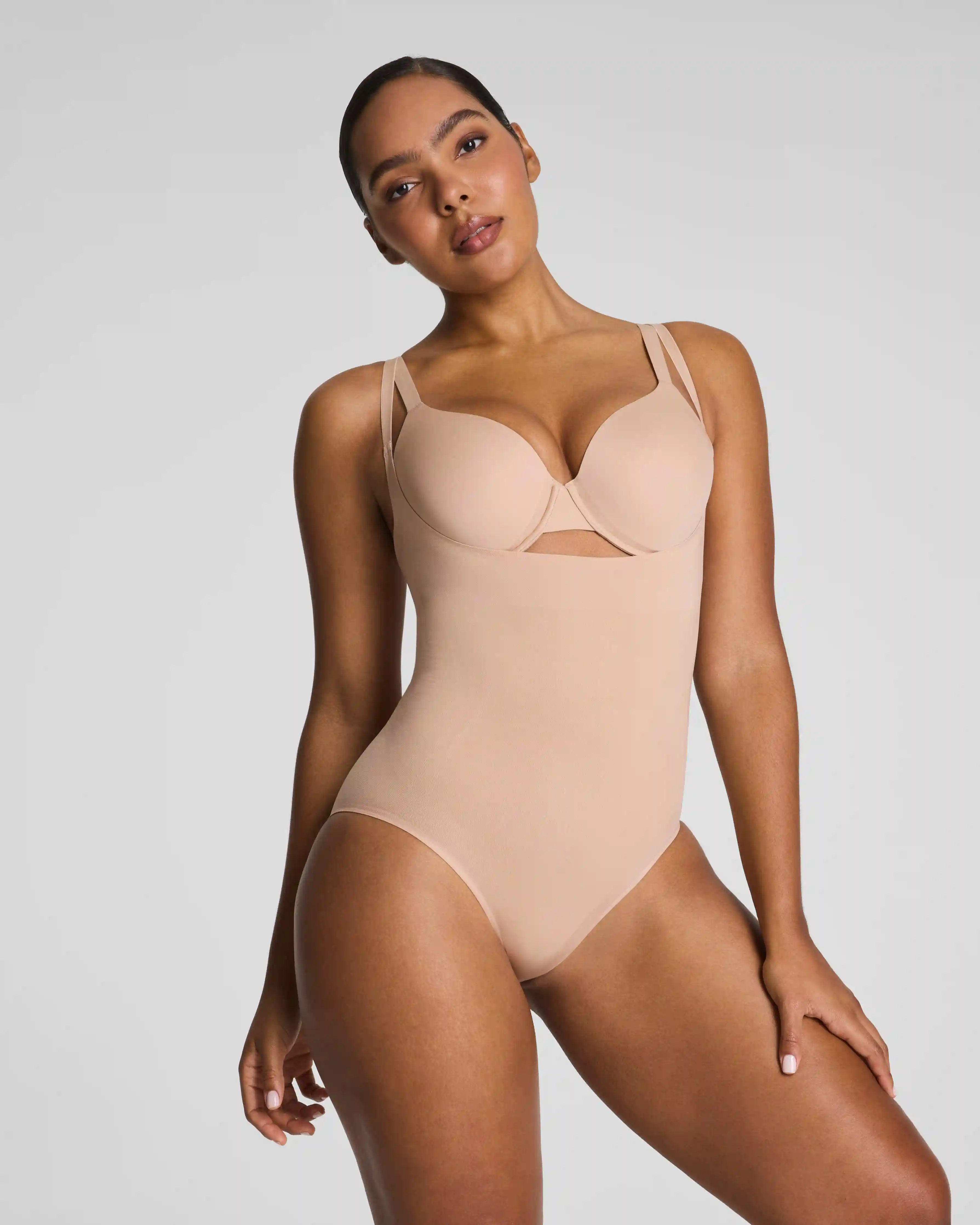SPANXsculpt®  GoFigure Open-Bust Bodysuit | Chai