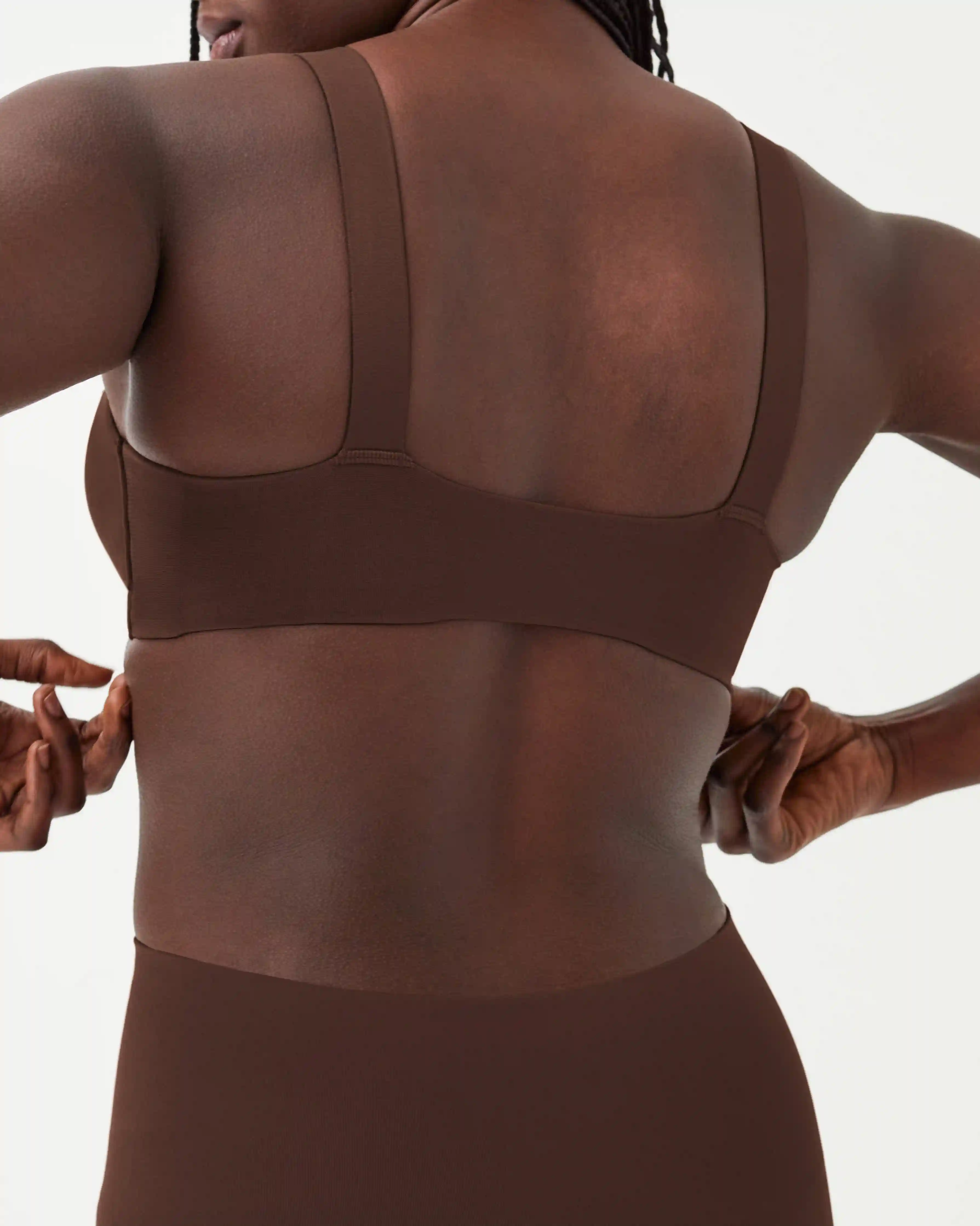 Alternative view of SPANXsmooth®  Bra-llelujah!® Lightly Lined Bralette | Chestnut Brown