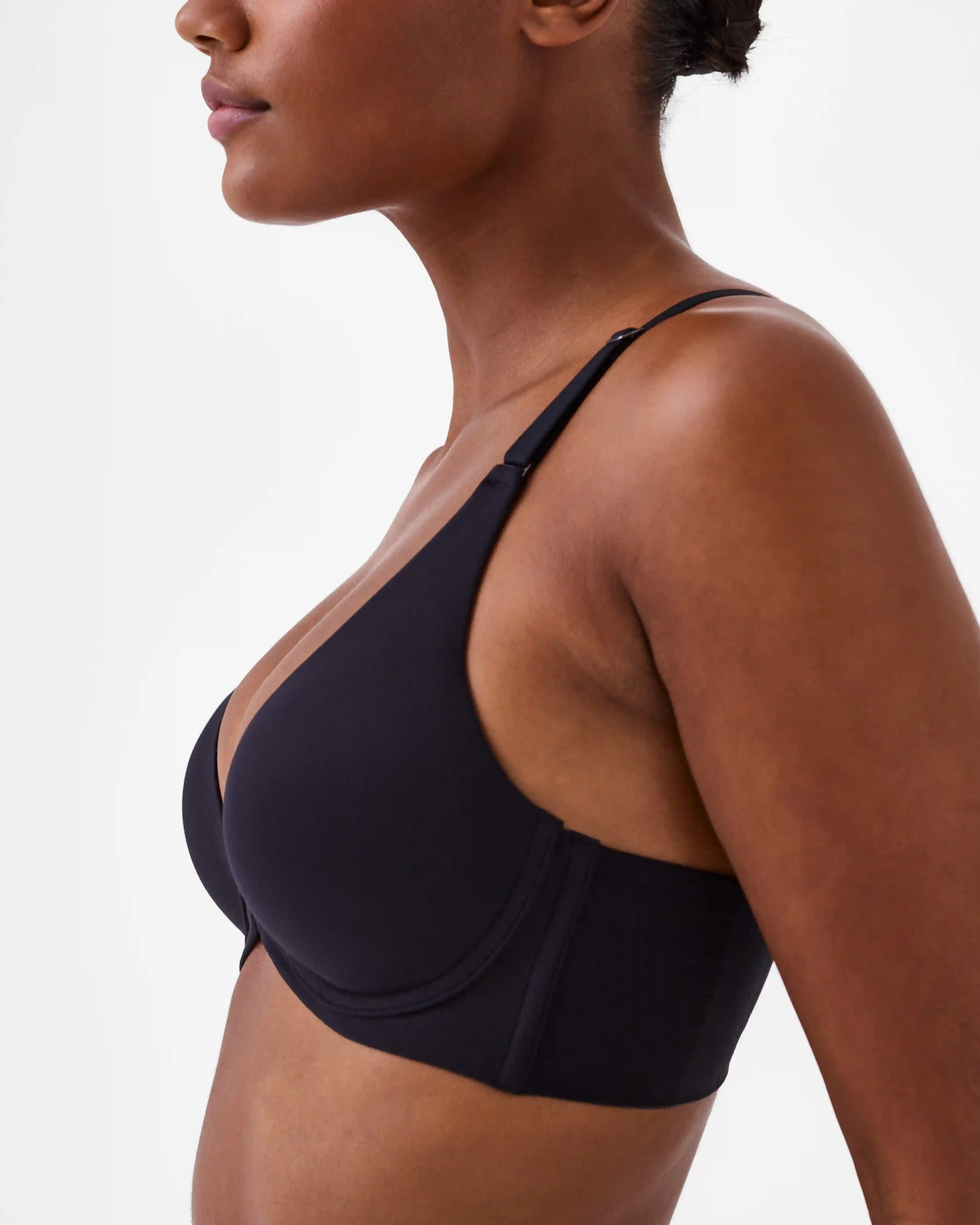 Alternative view of SPANXsmooth®  Bra-llelujah!® Adjustable Plunge Wireless Lift Bra | Very Black
