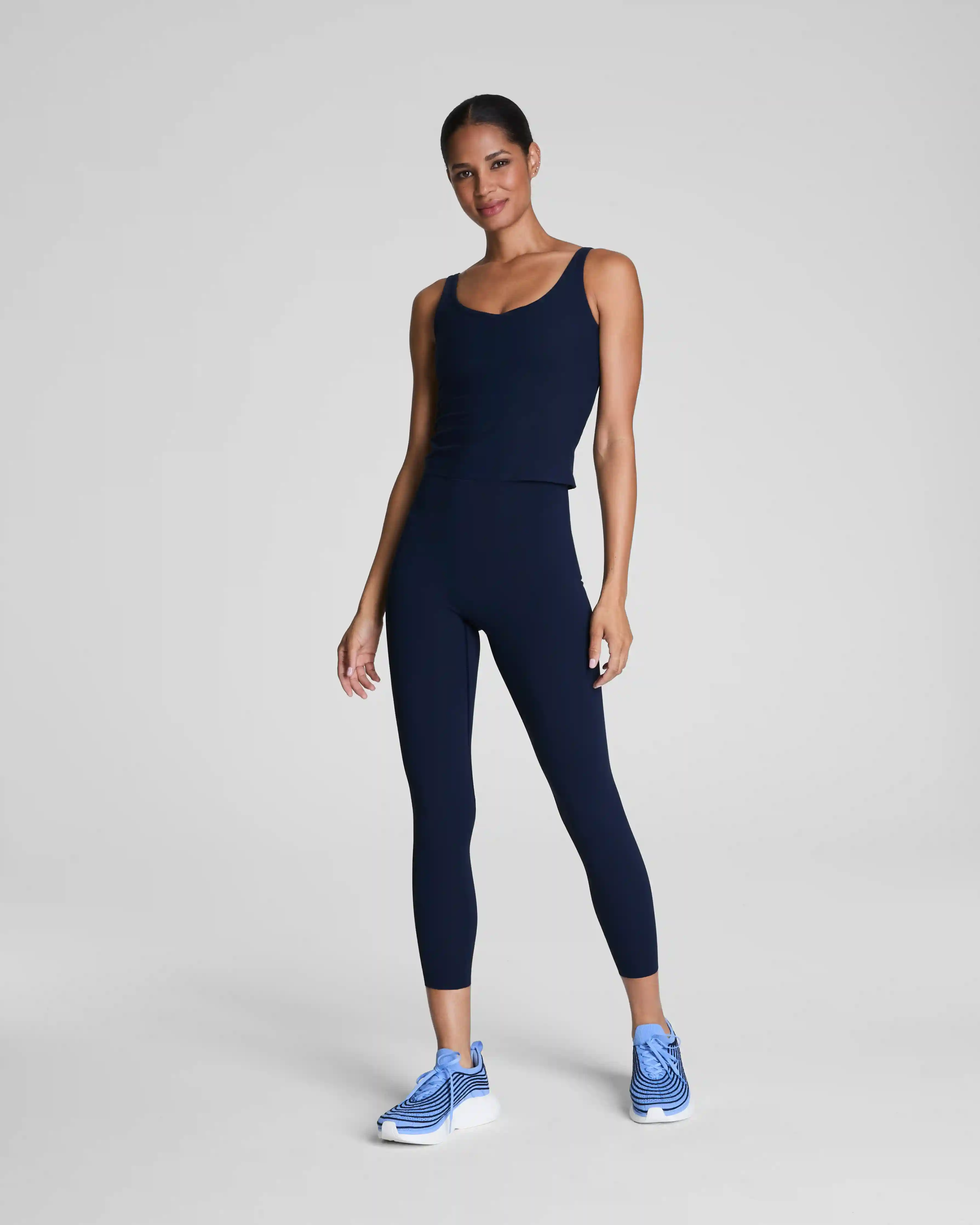 SPANXshape®  BodyLine 7/8 Leggings with Mid-Tummy Compression | Timeless Navy