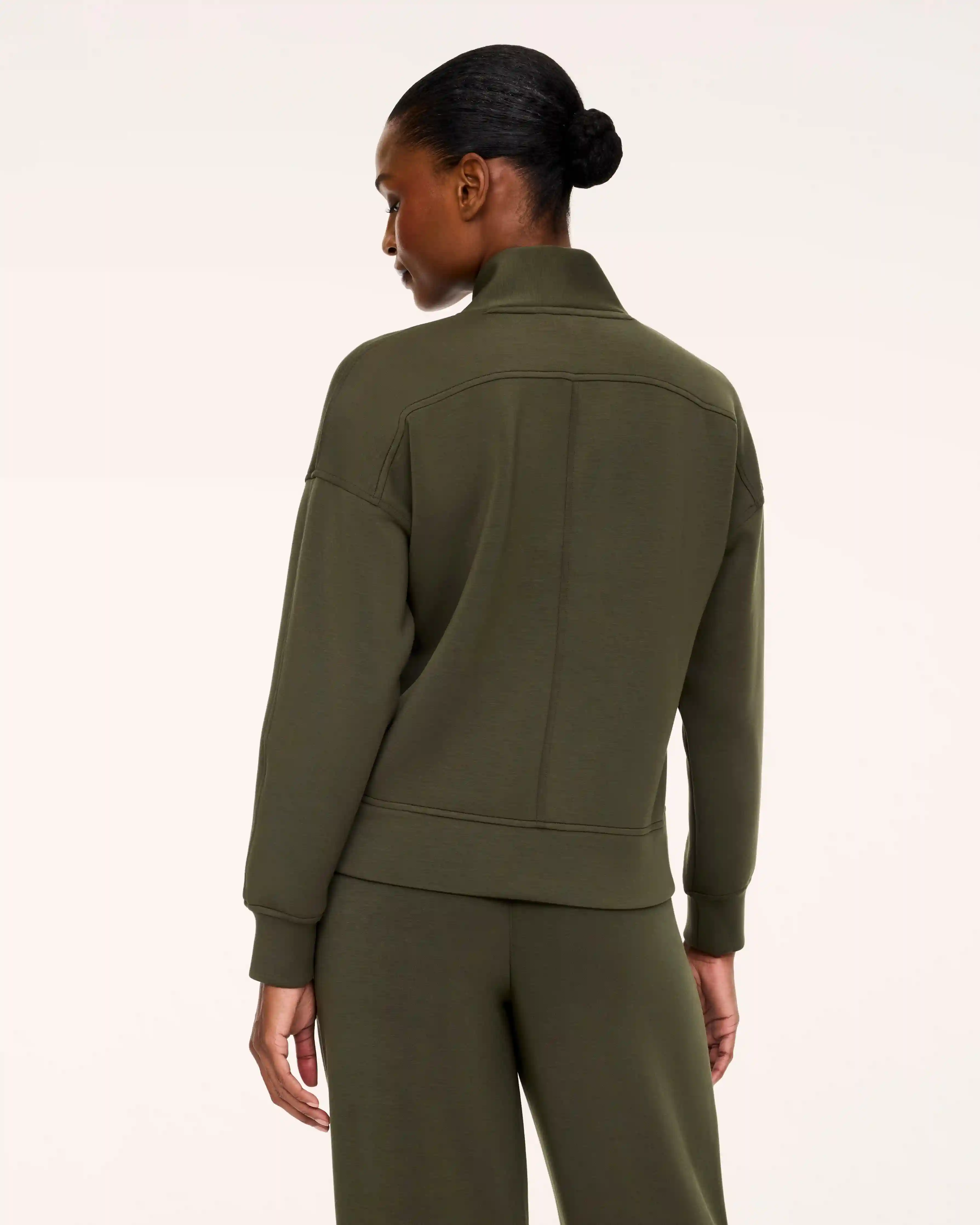 Alternative view of SPANX AirEssentials® V-Neck Long Sleeve Top | Monstera